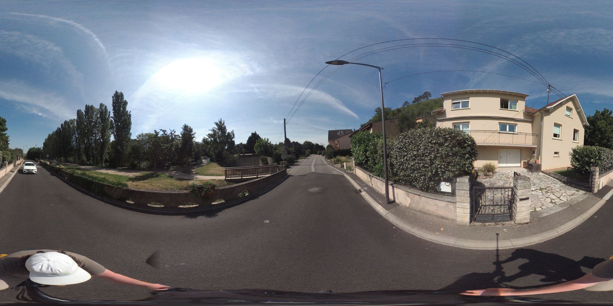 Street view near Le Croissant de Lune, Ingersheim — © geovelo (CC BY-SA · Mapillary)