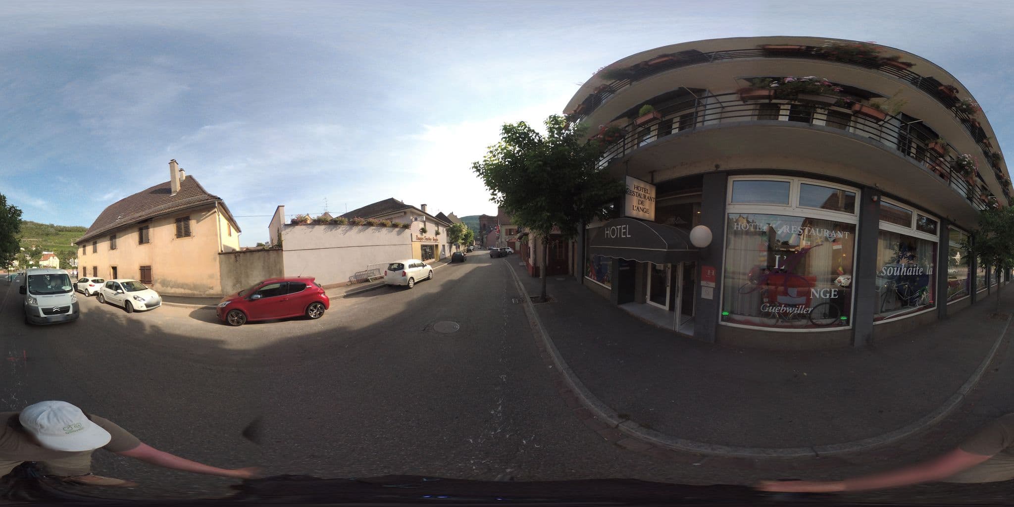 Street view near Hôtel-Restaurant de l'Ange, Guebwiller — © geovelo (CC BY-SA · Mapillary)
