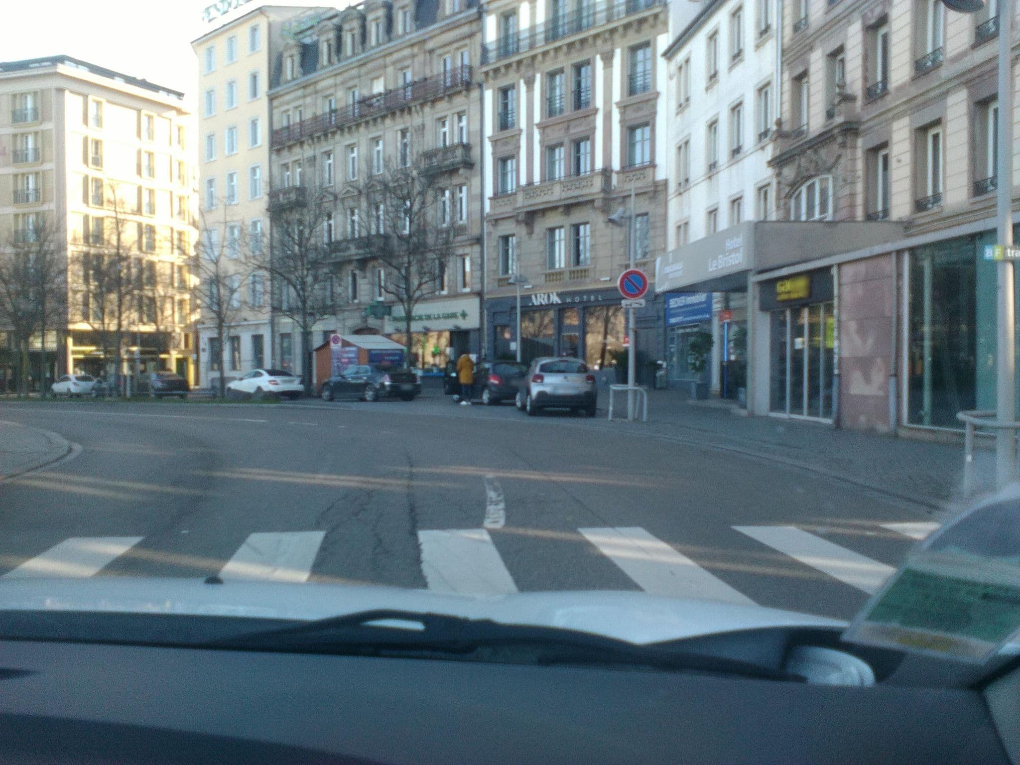 Street view near The Originals Boutique, Strasbourg — © blup (CC BY-SA · Mapillary)