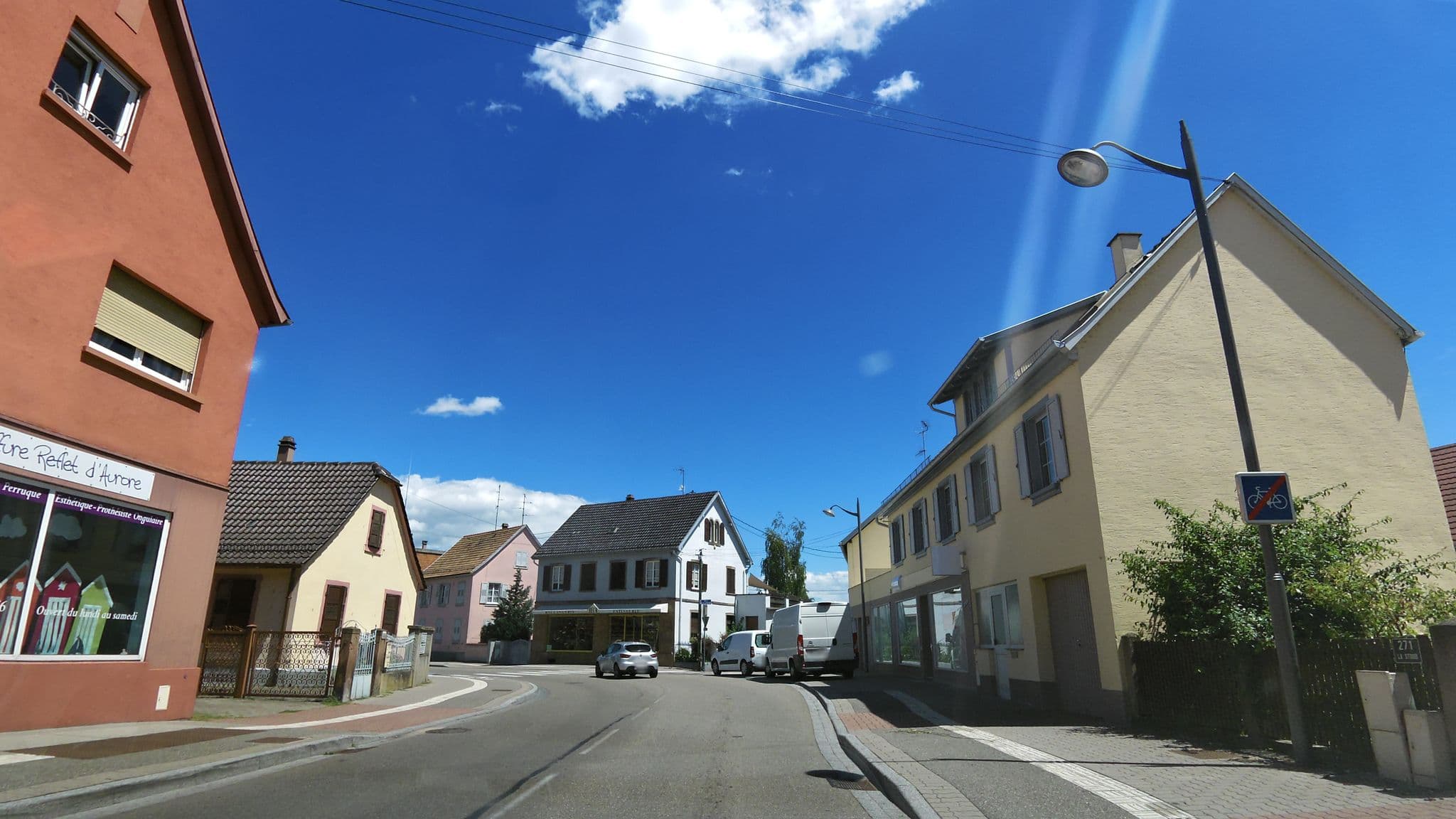 Street view near La Stoob, Illkirch-Graffenstaden — © stalfur (CC BY-SA · Mapillary)
