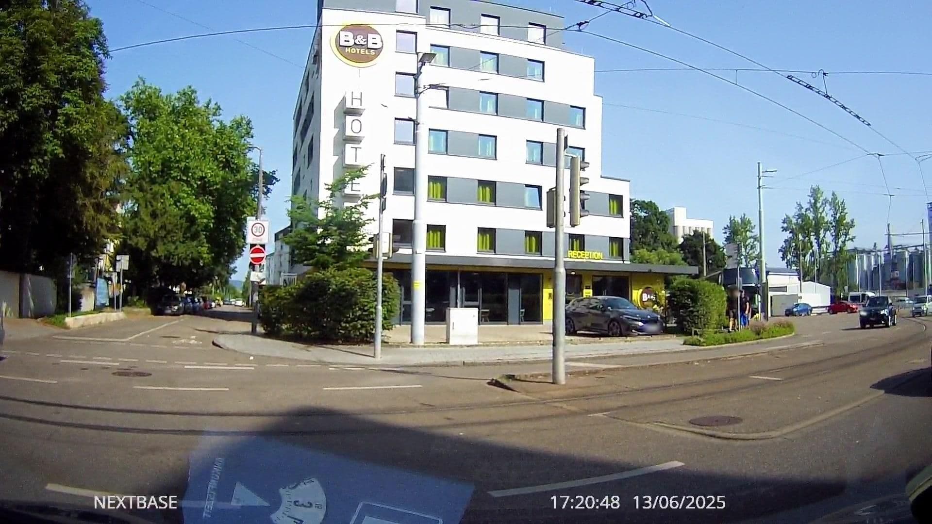 Street view near B&B Hotel Basel/Weil am Rhein, Weil am Rhein — © derlipper (CC BY-SA · Mapillary)