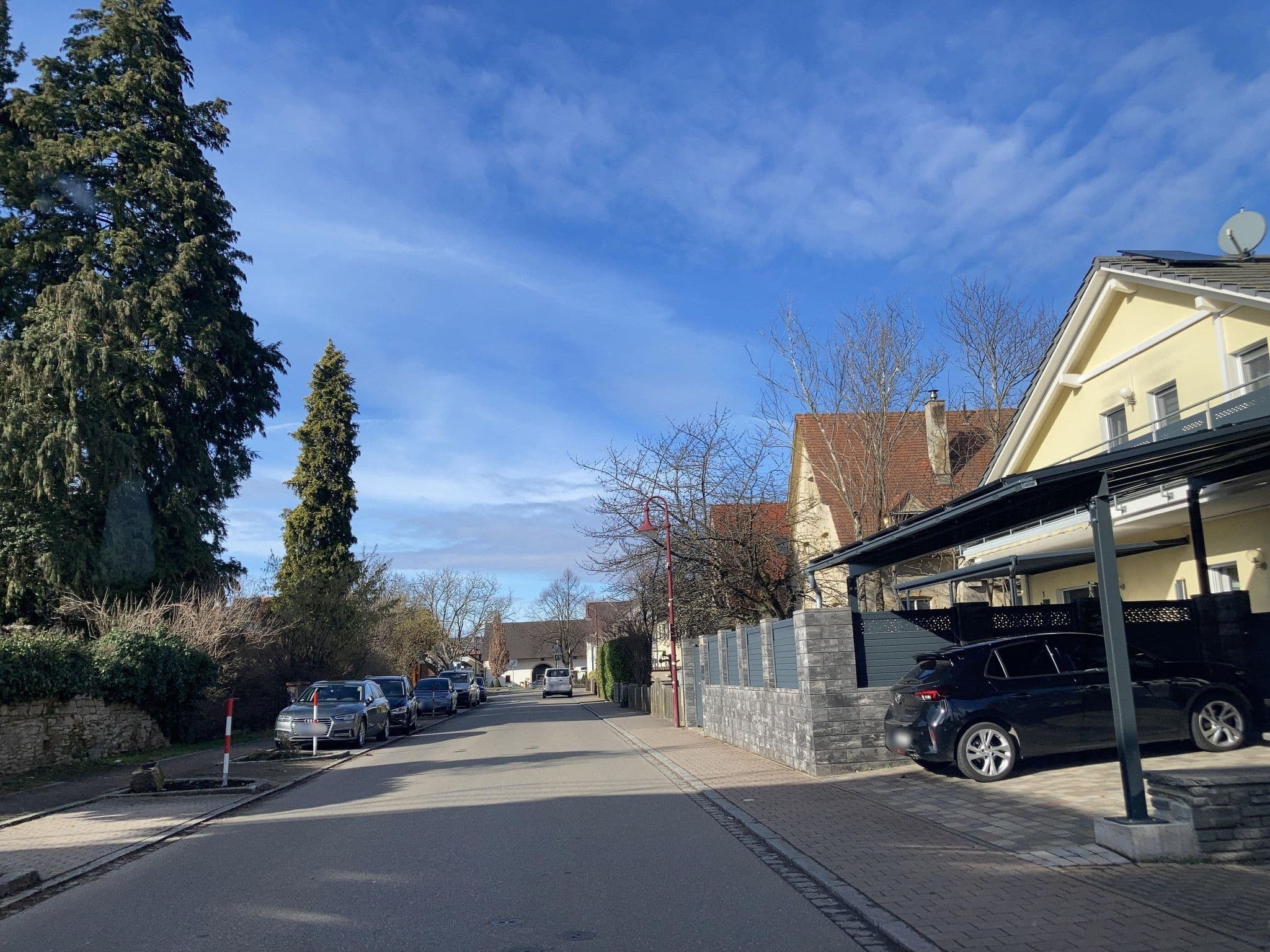 Street view near Krone Fam. Jette Krumm, Auggen — © tasmaniadevil (CC BY-SA · Mapillary)