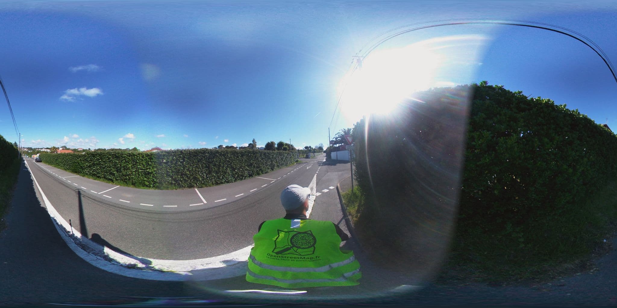 Street view near Soubelet, Guéthary — © ev1velodyssee (CC BY-SA · Mapillary)