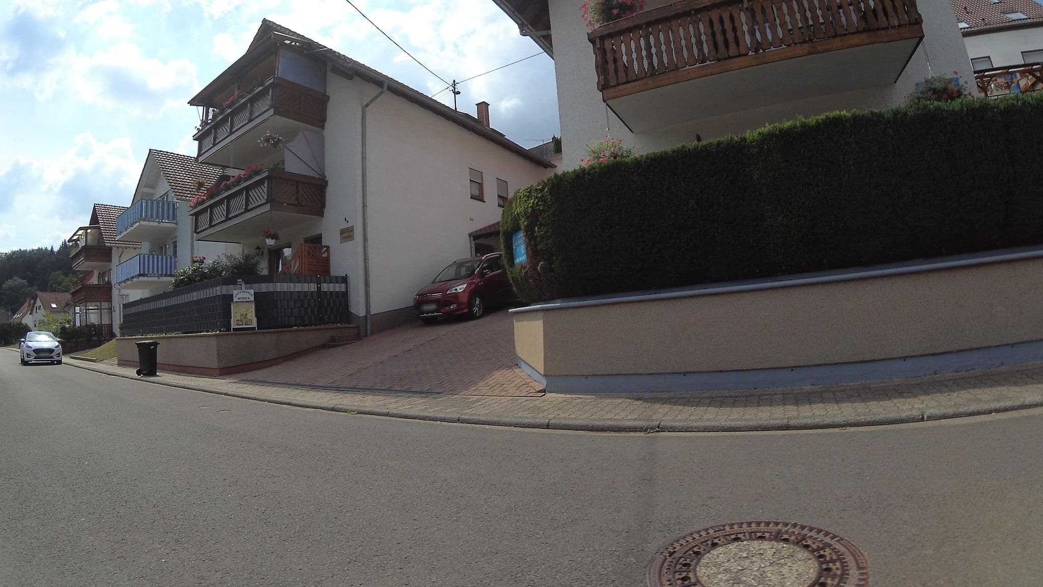 Street view near Gästehaus Monika, Hornbach — © teddy73 (CC BY-SA · Mapillary)