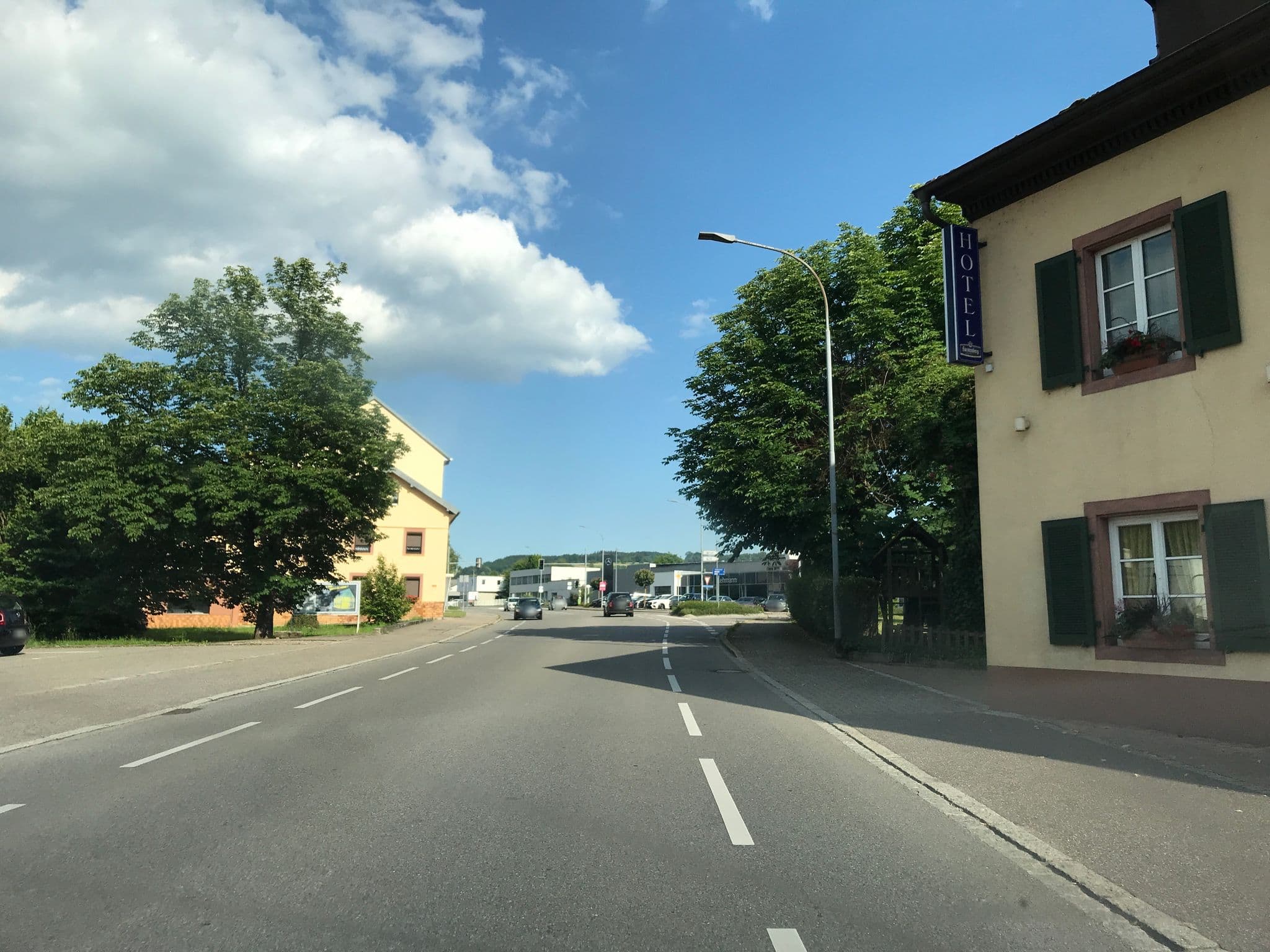Street view near Gasthaus Zum Löwen, Schopfheim — © tbkrtz (CC BY-SA · Mapillary)