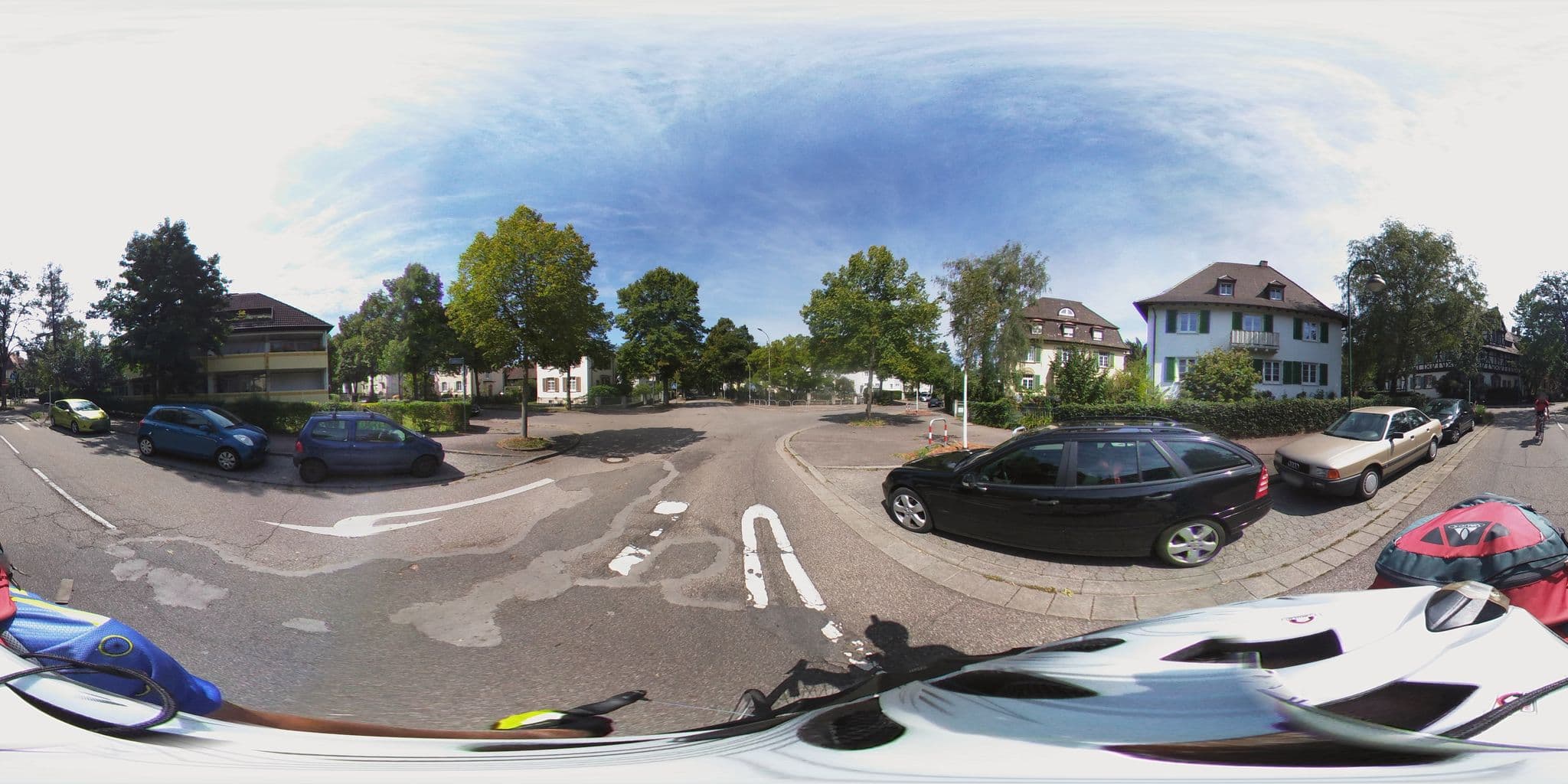 Street view near Ferienwohnung Freiburg Herdern, Freiburg — © peewee32 (CC BY-SA · Mapillary)