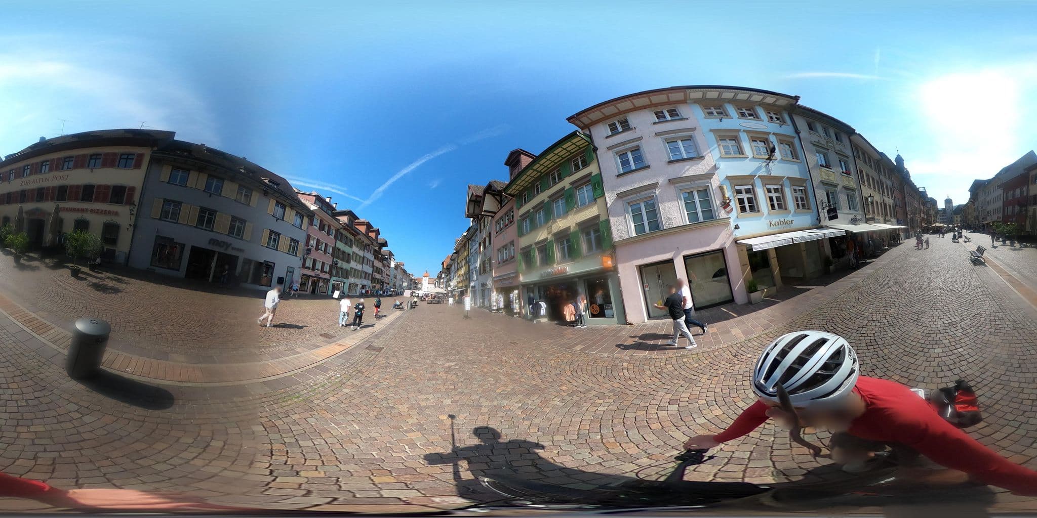Street view near Stadtmitte Ferienwohnung Waldshut, Waldshut-Tiengen — © RadNETZ (CC BY-SA · Mapillary)