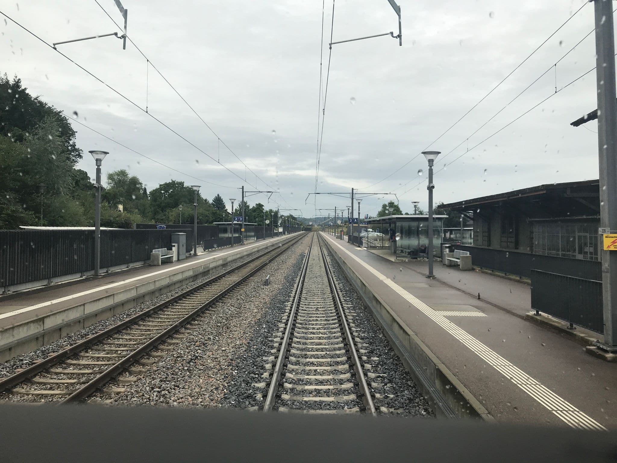 Street view near Hotel Bahnhof, Jestetten — © raven44 (CC BY-SA · Mapillary)