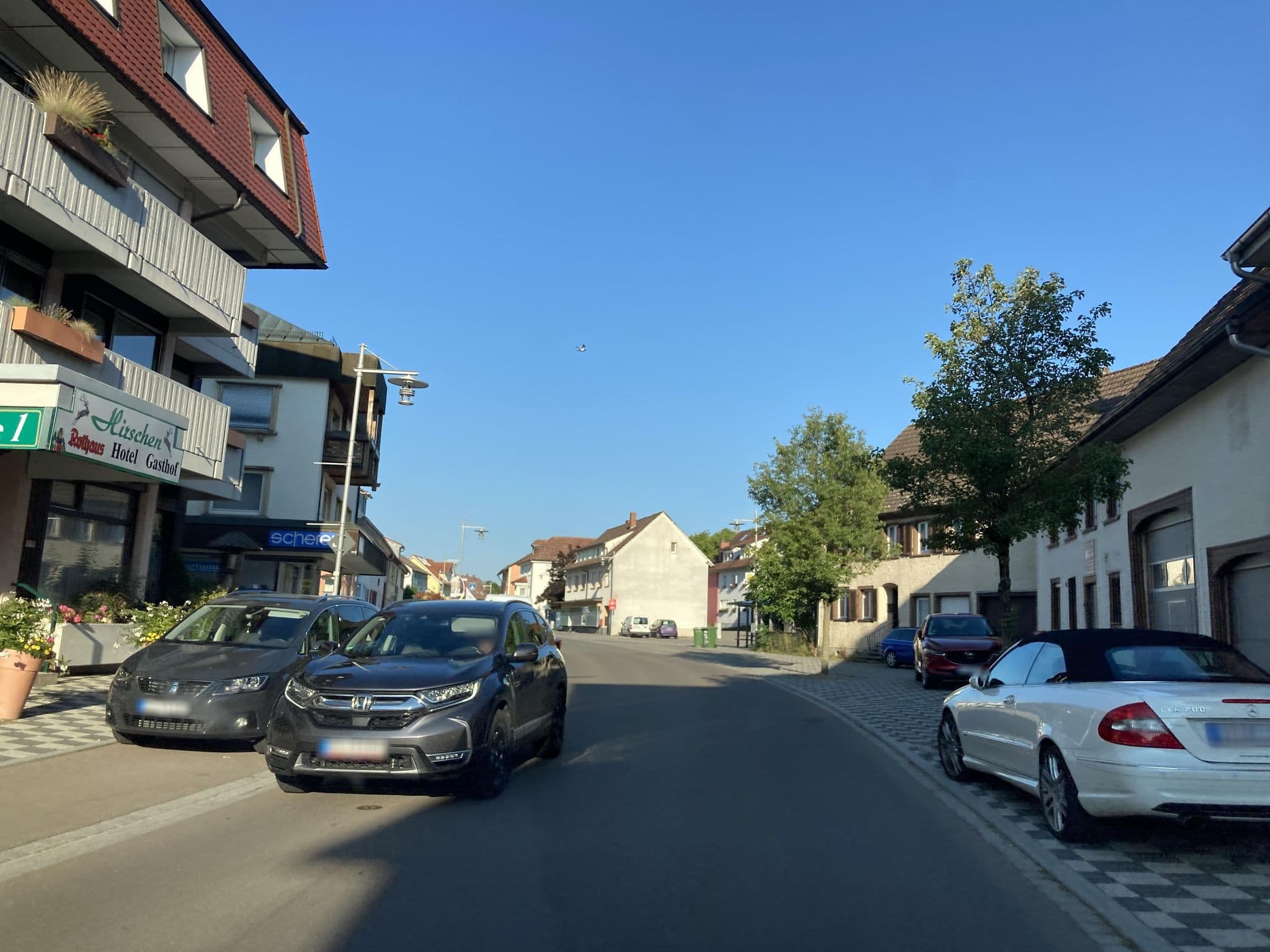 Street view near Landhotel Hirschen, Blumberg — © tasmaniadevil (CC BY-SA · Mapillary)