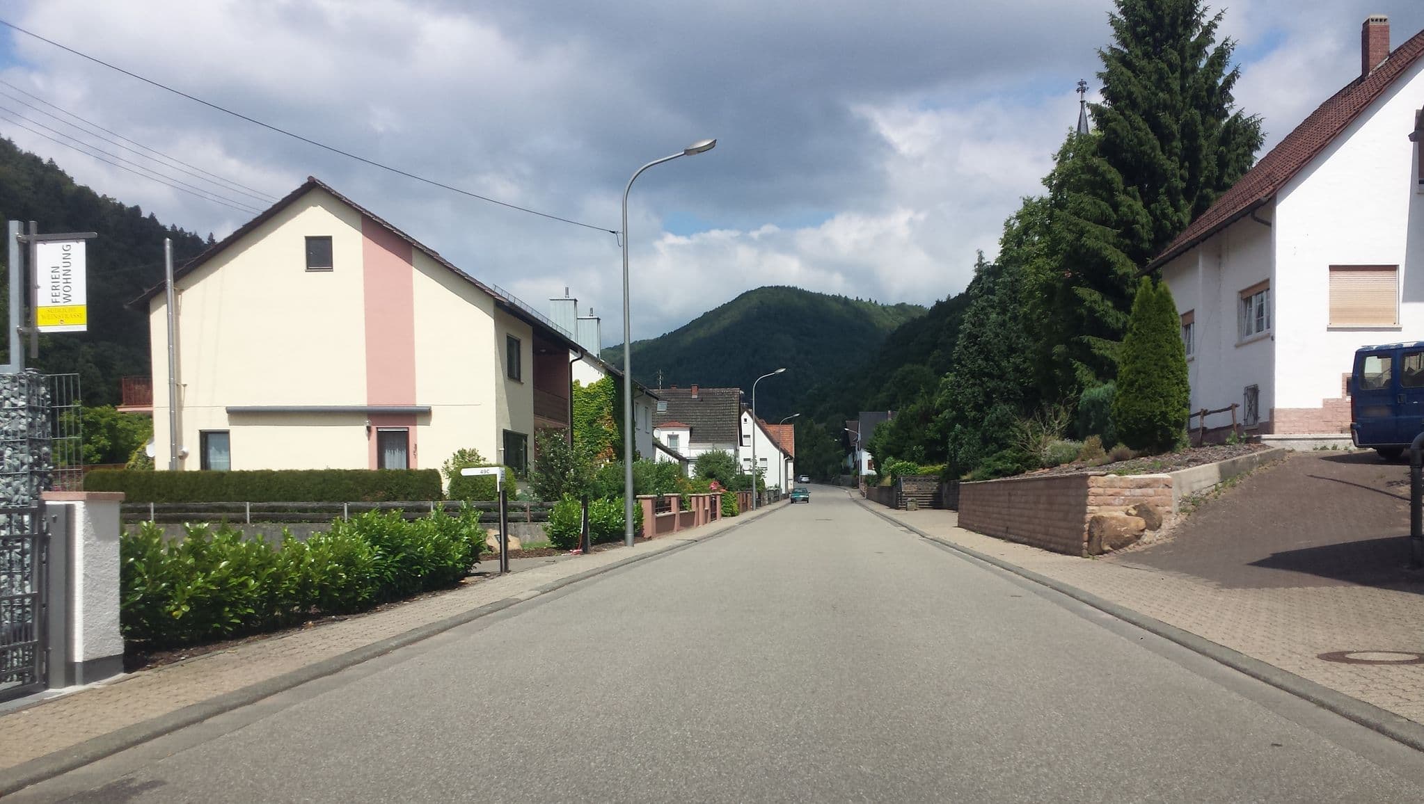 Street view near Ferienwohnung am Sulzbach Brigitte & Hermann Müller, Ramberg — © wegavision (CC BY-SA · Mapillary)