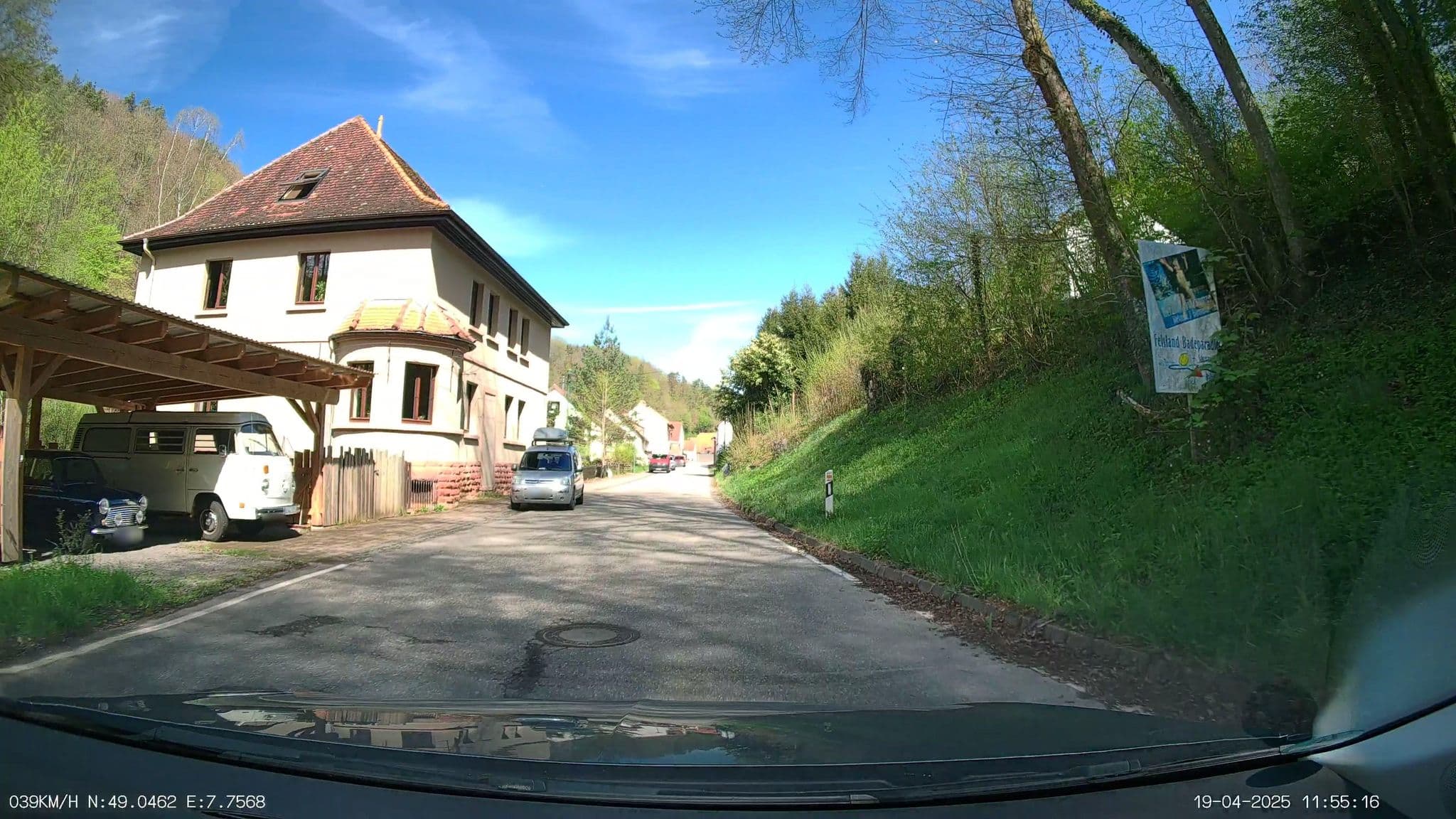 Street view near Ferienwohnung Altes Zollhaus - Familie Maria & Ulrich Pospischil, Fischbach — © heetENkoel (CC BY-SA · Mapillary)