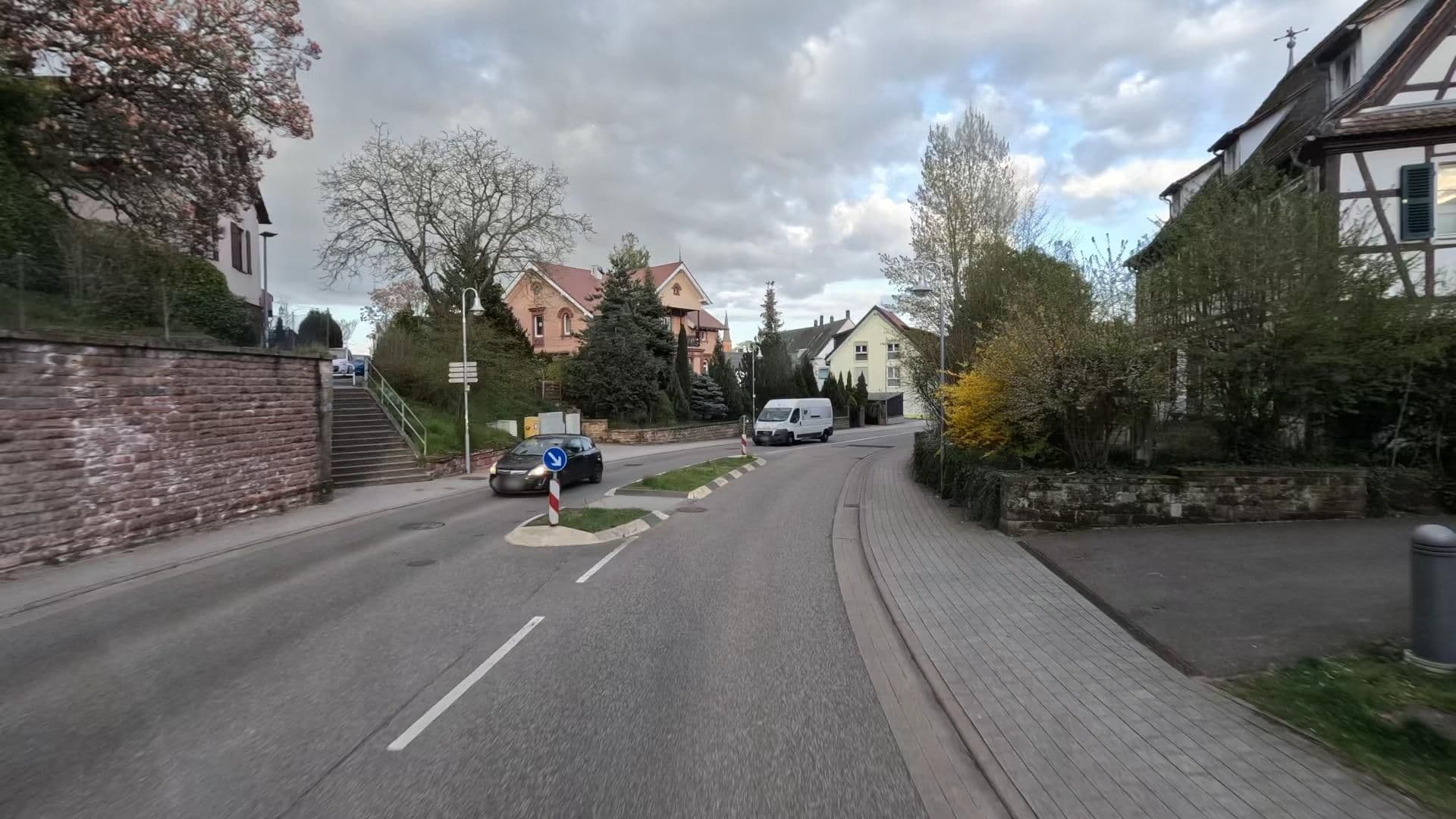 Street view near Villa am Thermalbad Pension, Bad Bergzabern — © bct (CC BY-SA · Mapillary)