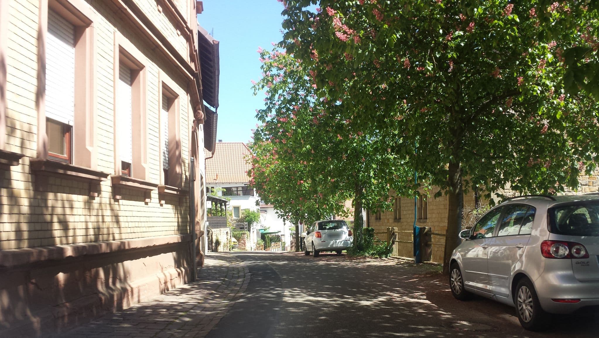 Street view near Gästehaus am Waldrand, Albersweiler — © wegavision (CC BY-SA · Mapillary)