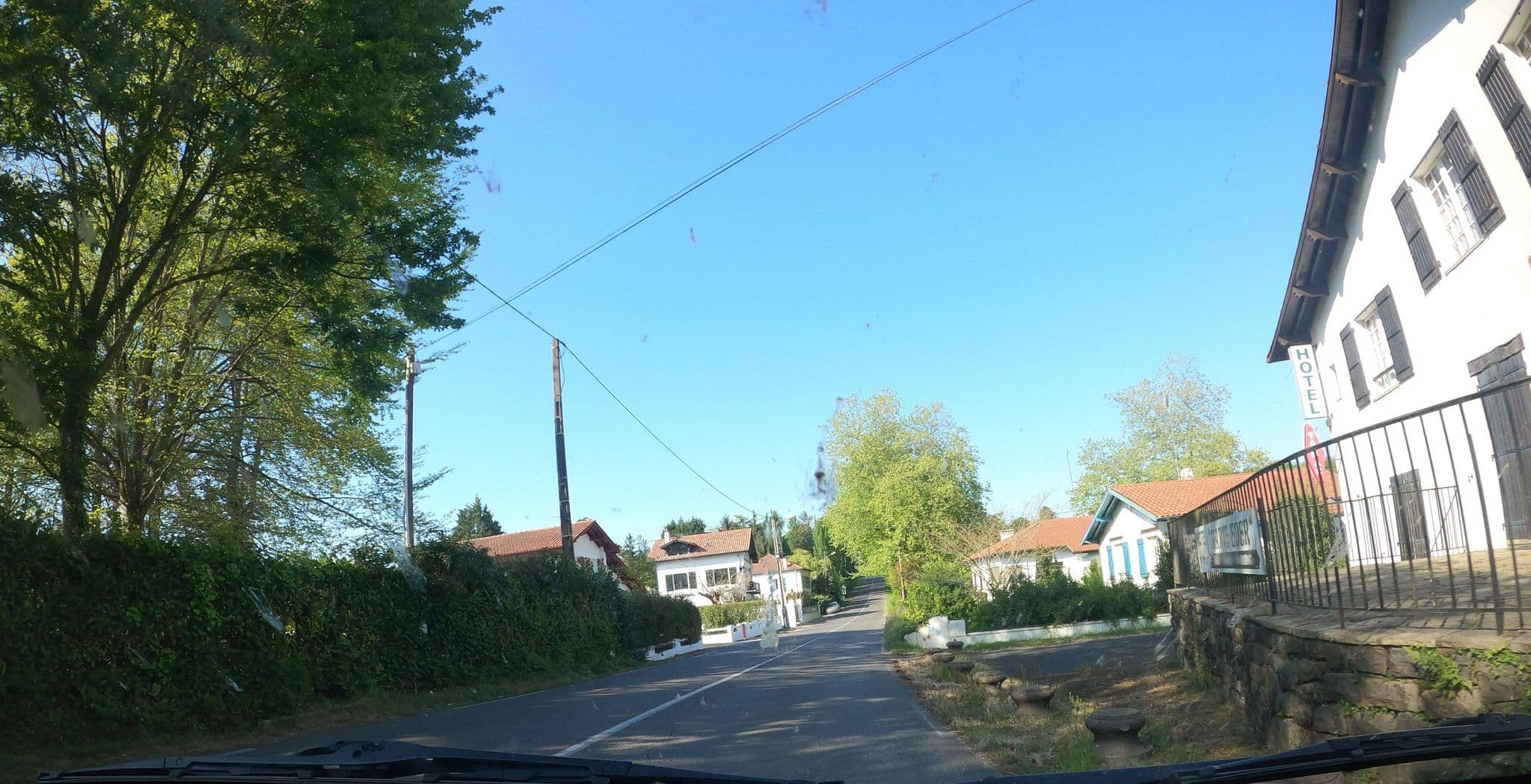 Street view near Hôtel Marie Eder, Arcangues — © patchanka (CC BY-SA · Mapillary)