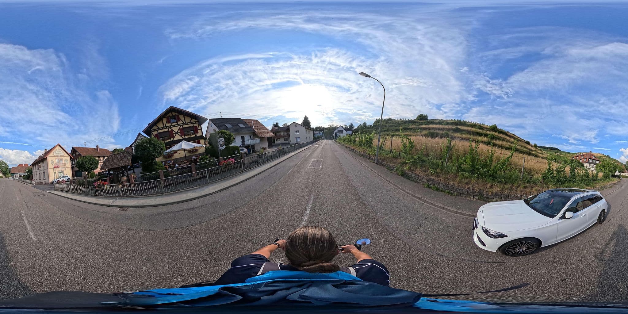 Street view near Römerkeller Pension Badner Rebland Weinprobierstube, Ottenhofen — © karthoo (CC BY-SA · Mapillary)