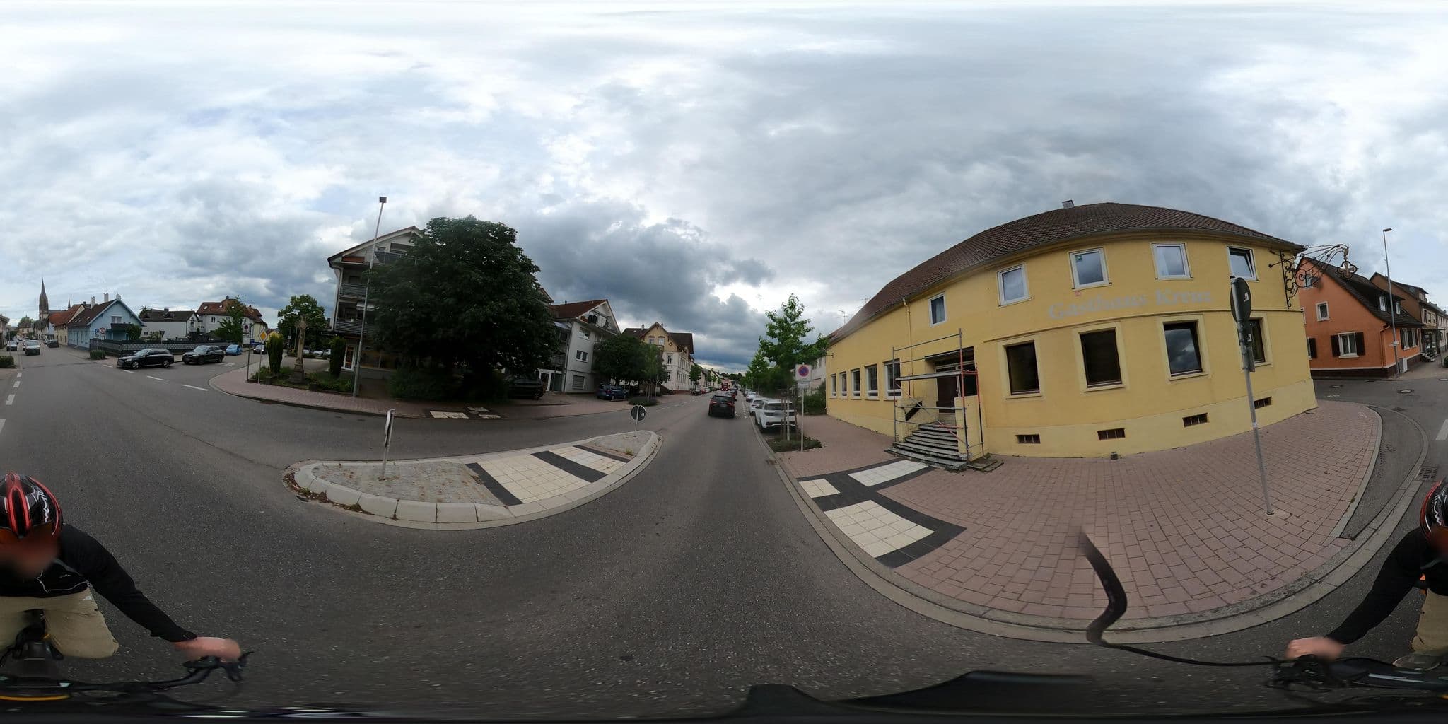 Street view near Gästehaus Kreuz, Kuppenheim — © RadNETZ (CC BY-SA · Mapillary)