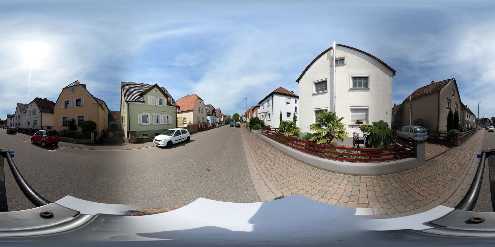 Street view near Gästehaus Rosi, Bellheim — © wegavision (CC BY-SA · Mapillary)
