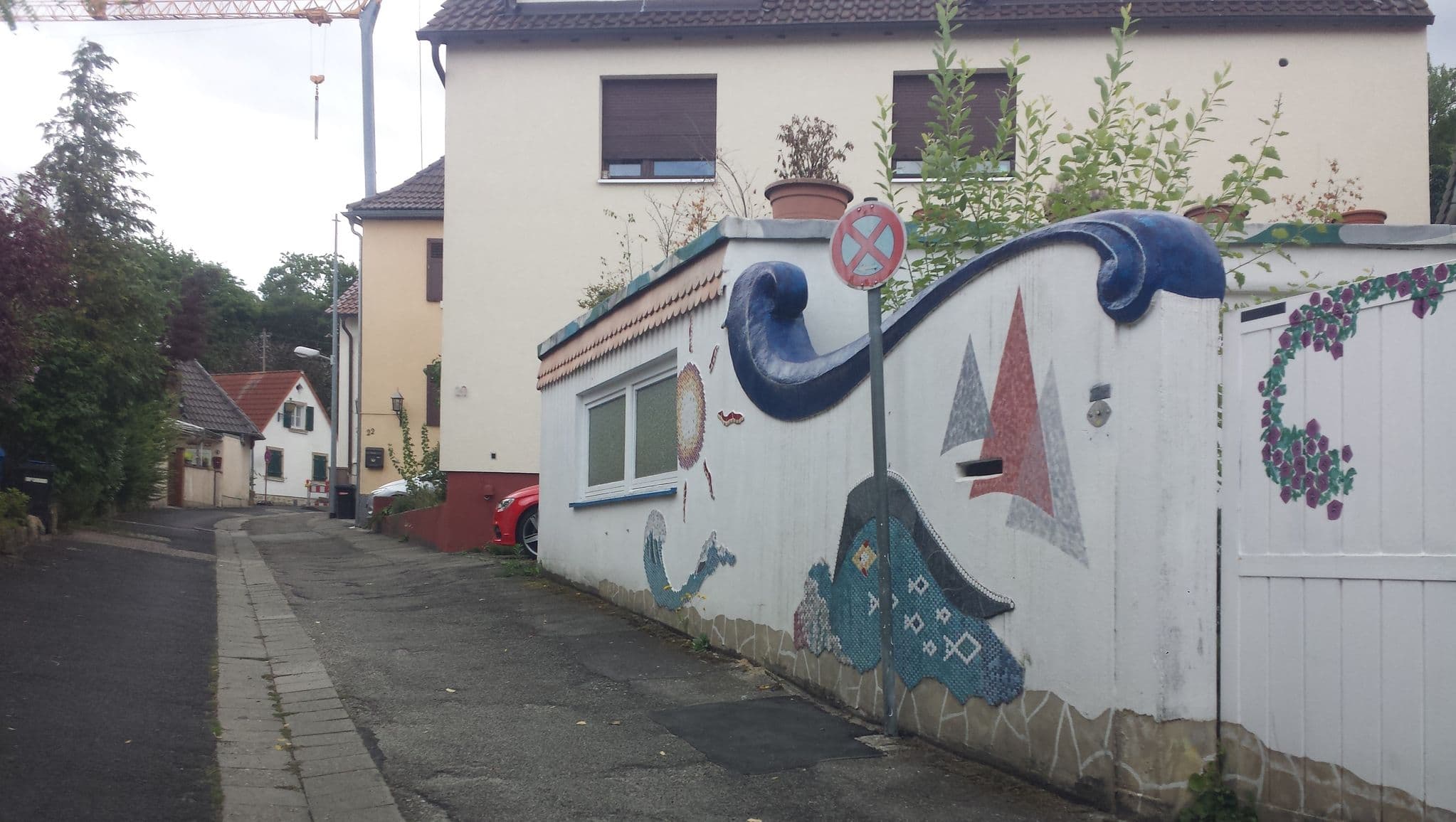 Street view near Ferienwohnung Kraft, Deidesheim — © wegavision (CC BY-SA · Mapillary)