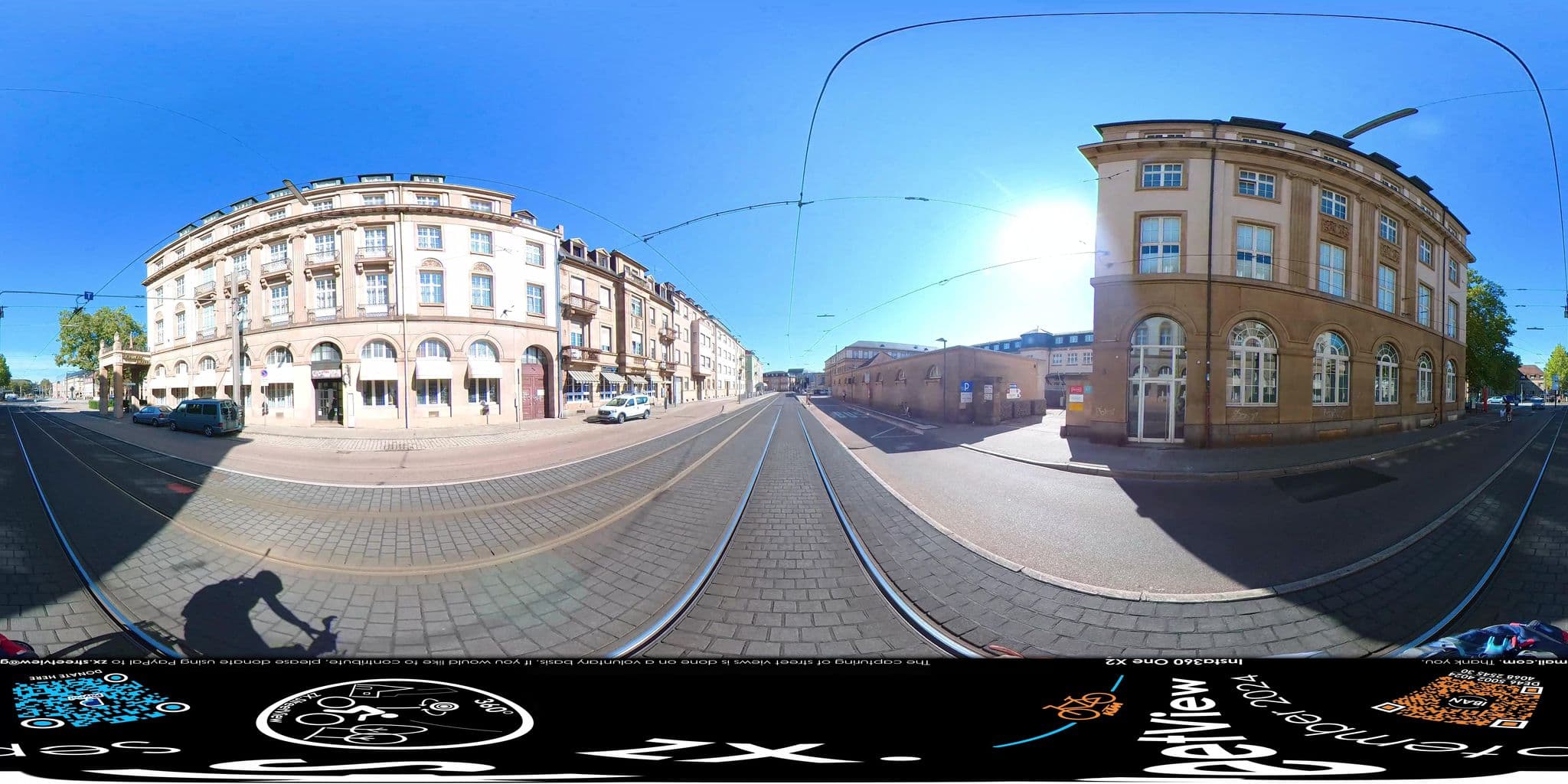 Street view near LFPI Hotels Management Deutschland GmbH, Karlsruhe — © ZXStreetview (CC BY-SA · Mapillary)