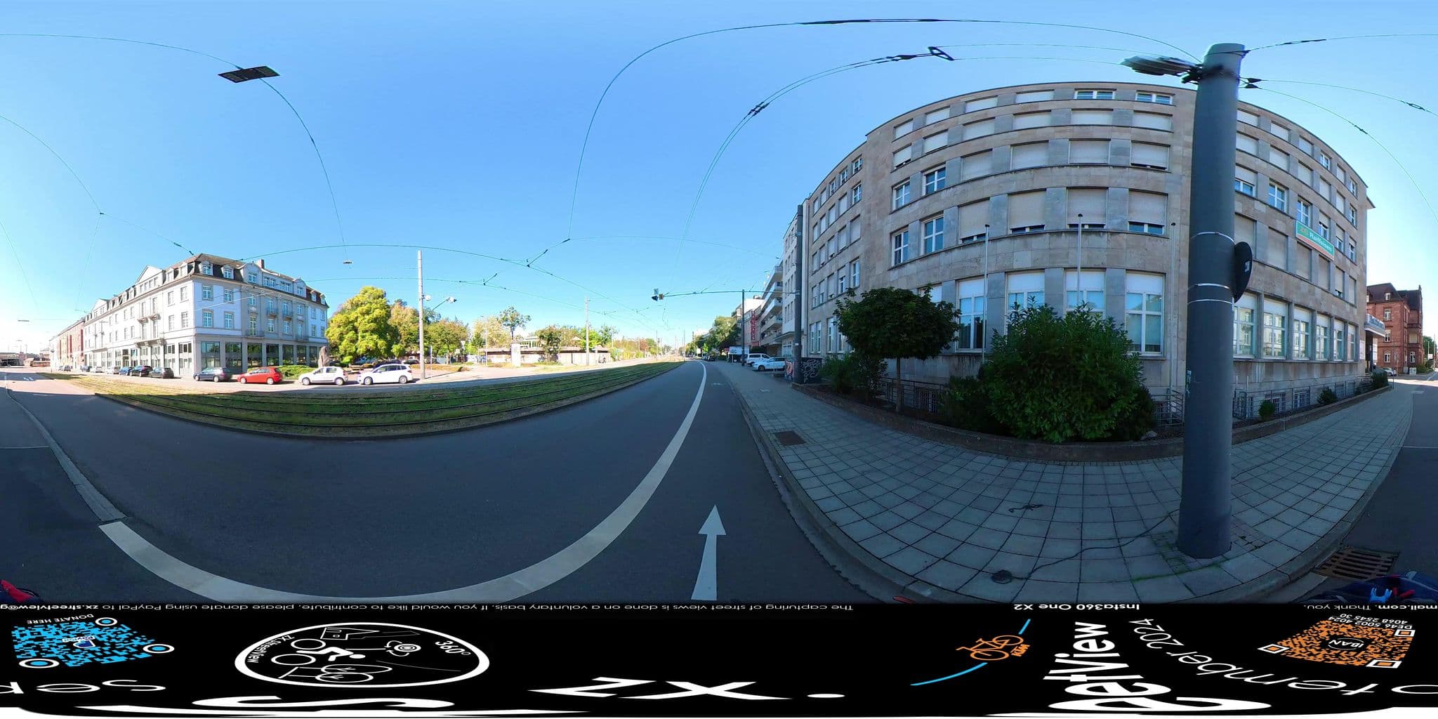 Street view near Geno Pensionskasse VVaG Karlsruhe, Karlsruhe — © ZXStreetview (CC BY-SA · Mapillary)