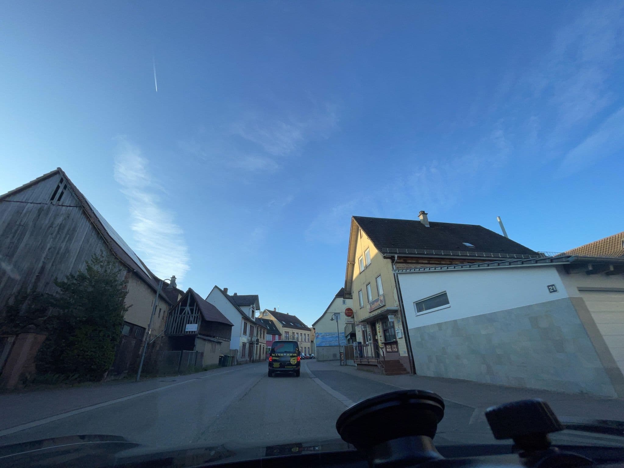 Street view near Hotel Hirsch, Königsbach-Stein — © pharris0n (CC BY-SA · Mapillary)