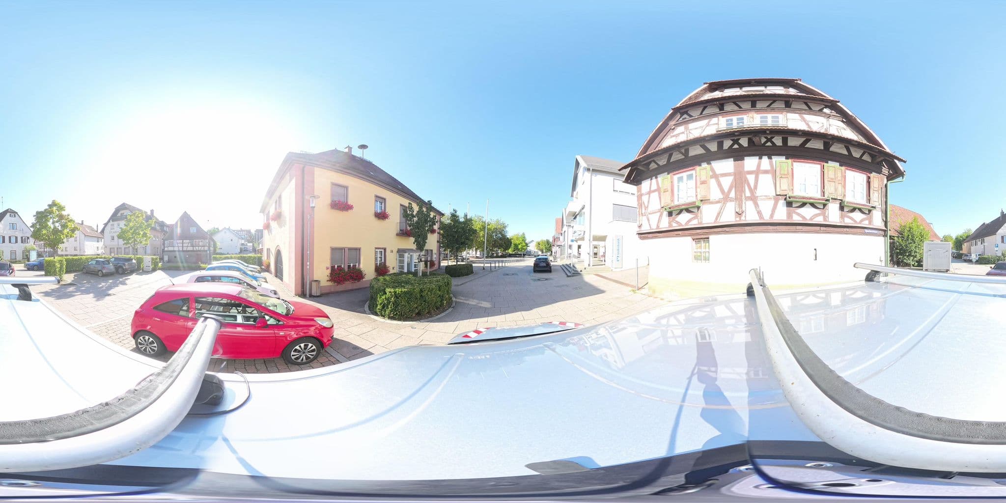 Street view near Pension am Rathaus, Ettlingen — © tasmaniadevil (CC BY-SA · Mapillary)