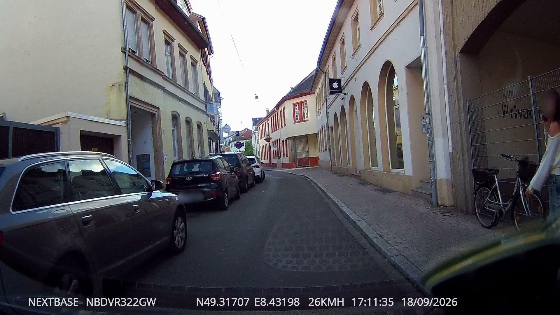 Street view near Maximilian Gästehaus, Speyer — © derlipper (CC BY-SA · Mapillary)