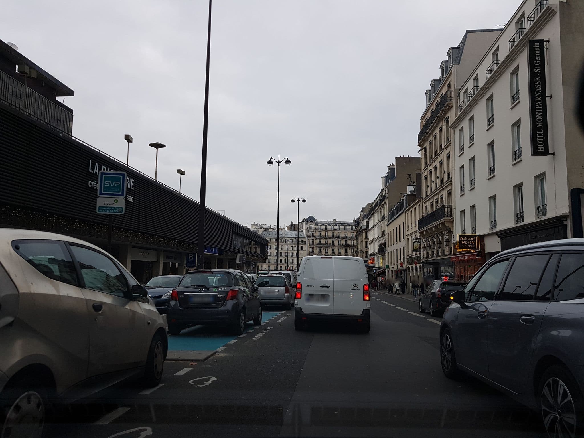 Street view near Hôtel Montparnasse - Saint-Germain, Paris 06 Luxembourg — © fgouget (CC BY-SA · Mapillary)