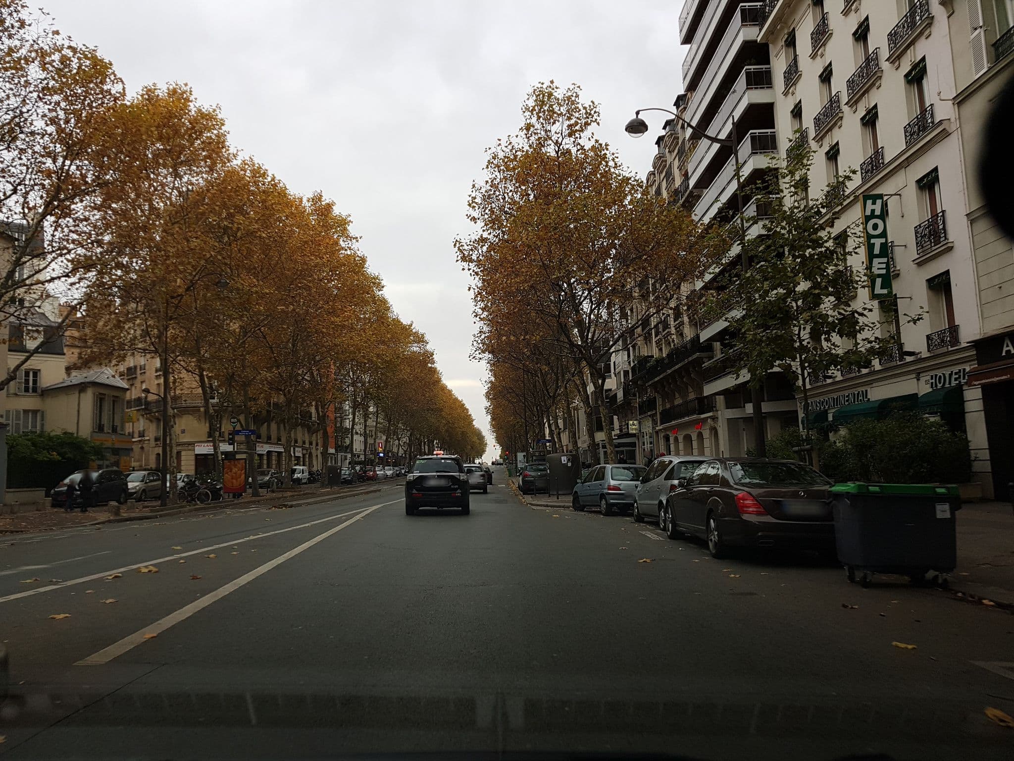 Street view near Hôtel transcontinental, Paris 14 Observatoire — © fgouget (CC BY-SA · Mapillary)