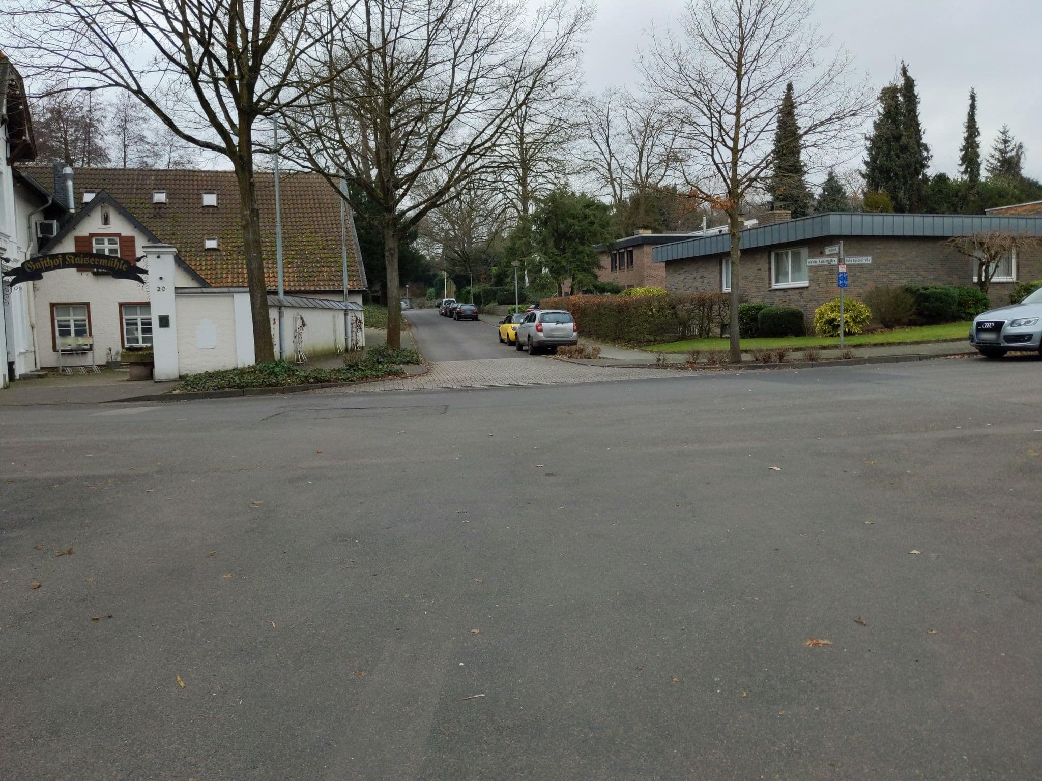 Street view near Gasthof Kaisermühle, Viersen — © steelcroissant (CC BY-SA · Mapillary)