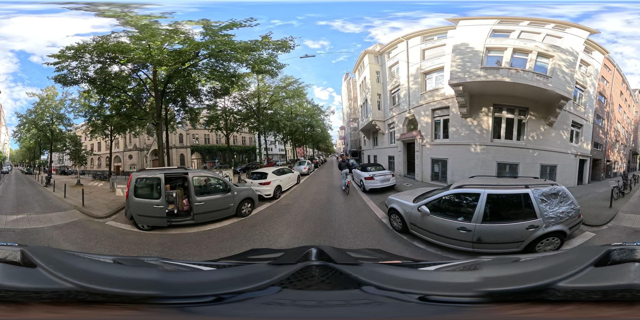 Street view near Trägerwerk St. Georg, Neustadt/Süd — © popball (CC BY-SA · Mapillary)