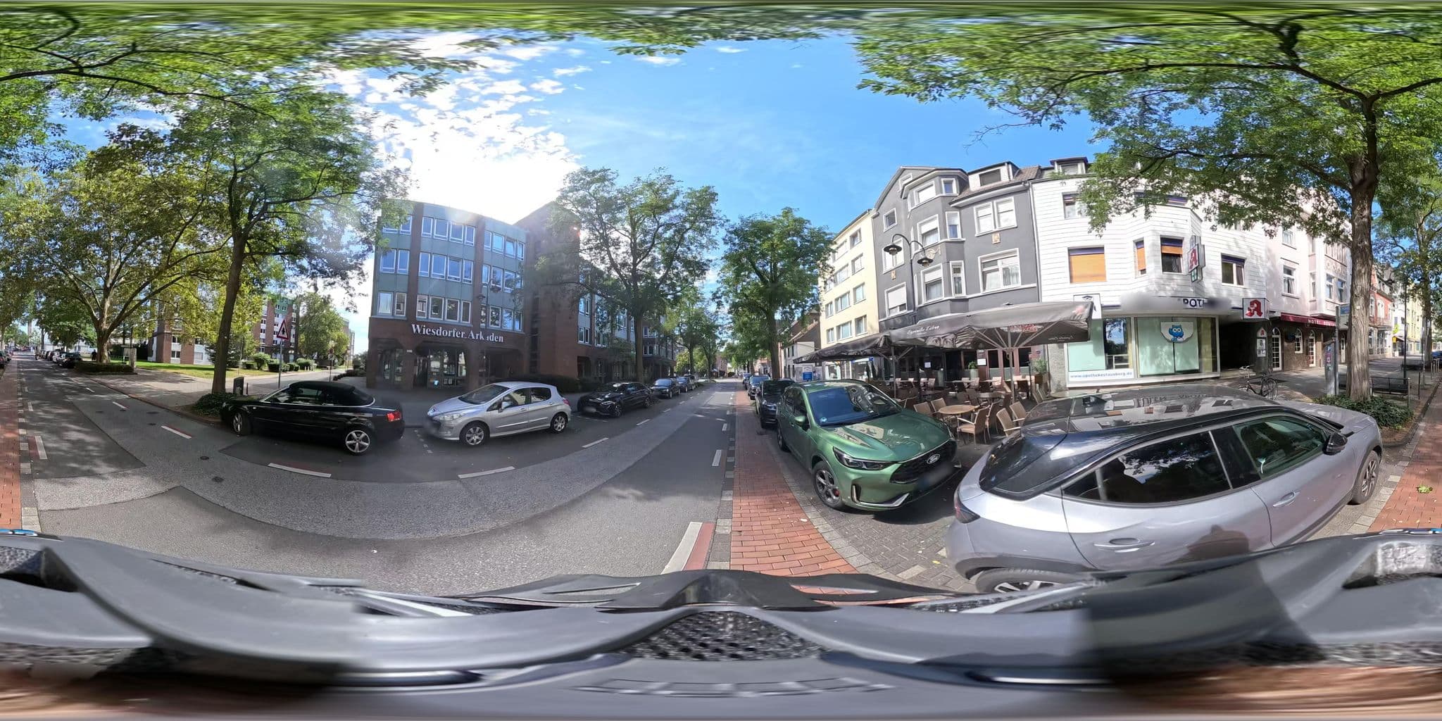 Street view near Arkade Inh. Borislav Zovko, Leverkusen — © popball (CC BY-SA · Mapillary)