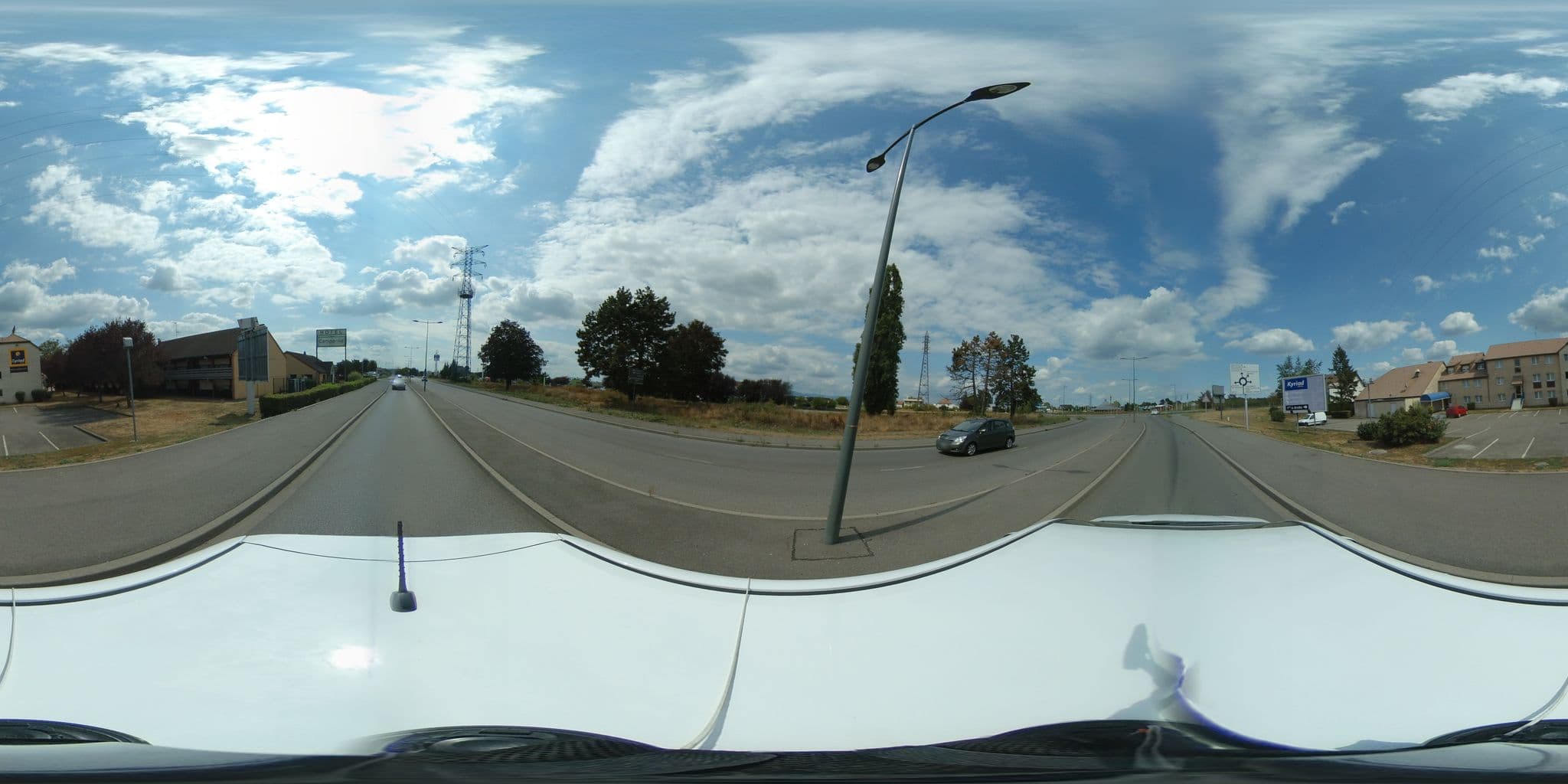 Street view near Campanile, Sausheim — © fgouget (CC BY-SA · Mapillary)