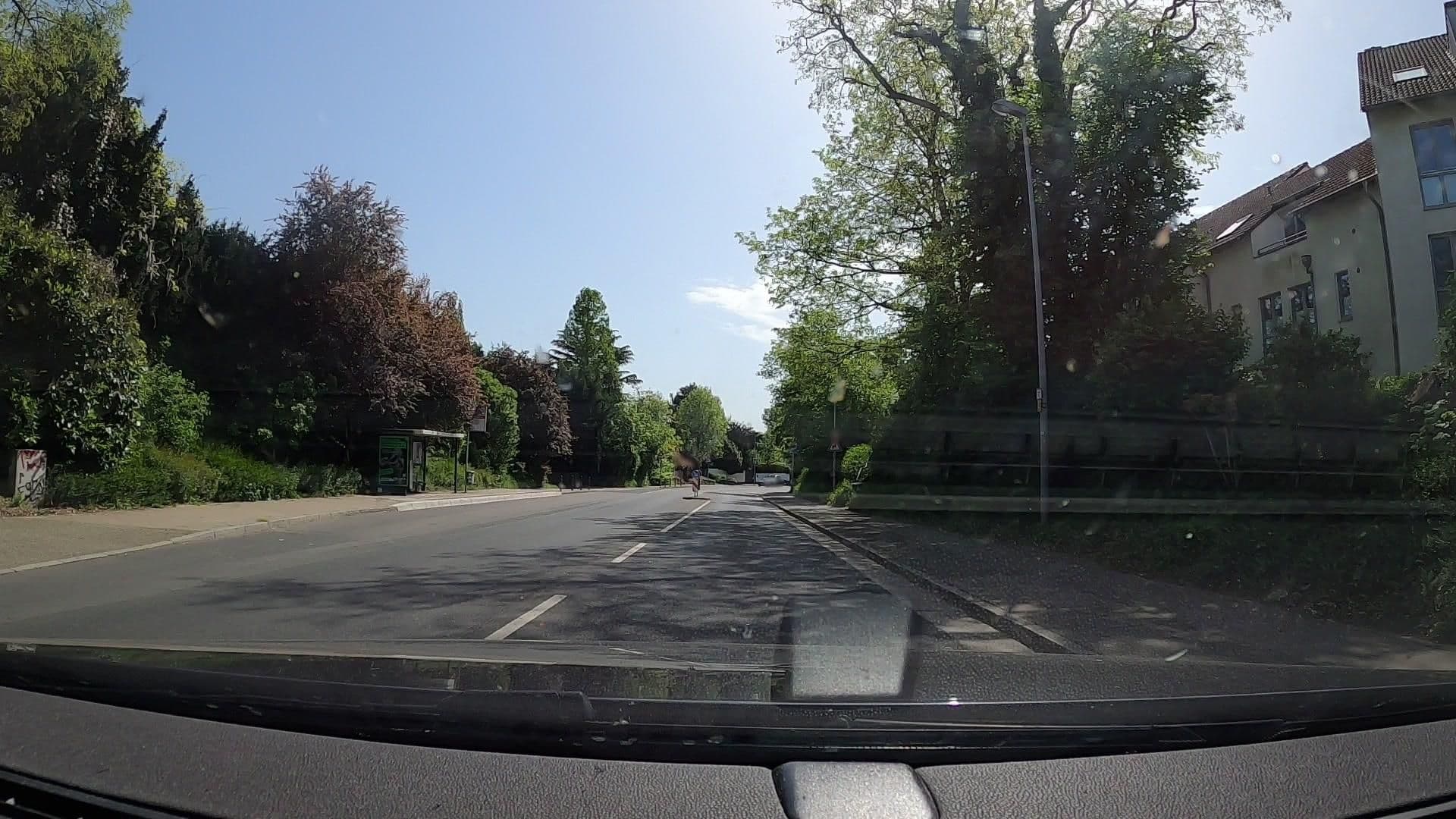 Street view near Hotel Kourbas, Ludenberg — © uwekoch (CC BY-SA · Mapillary)