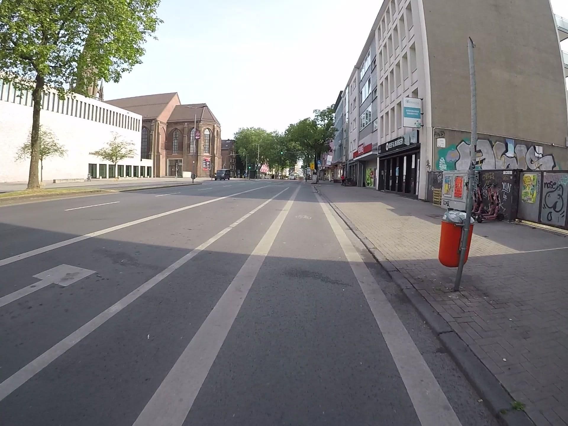 Street view near Tucholsky Gastronomie und Hotellerie Verwaltungs GmbH Gastronomie, Bochum — © bravewaffle (CC BY-SA · Mapillary)