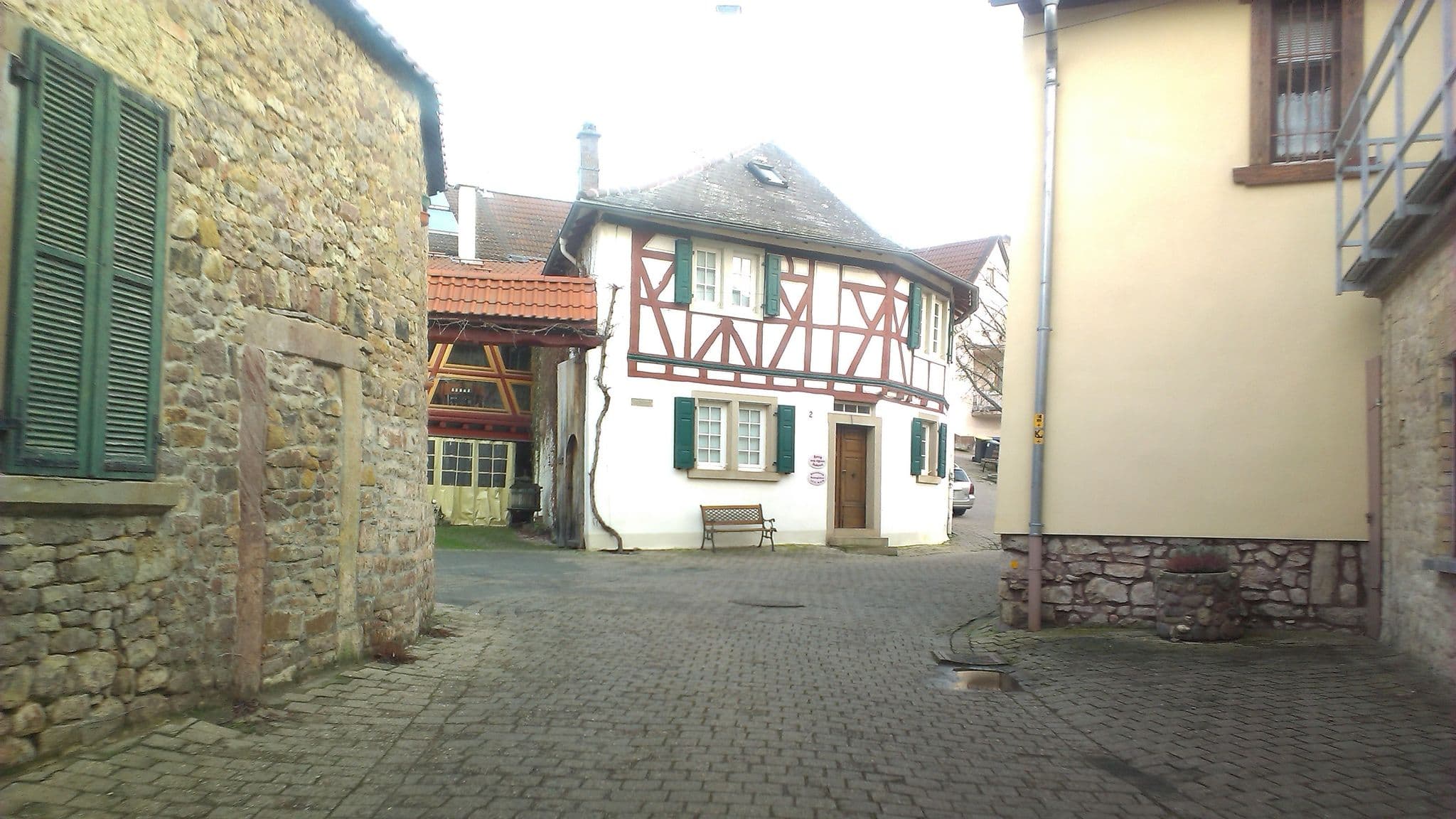 Street view near B&B am Uhrturm, Frei-Laubersheim — © wegavision (CC BY-SA · Mapillary)