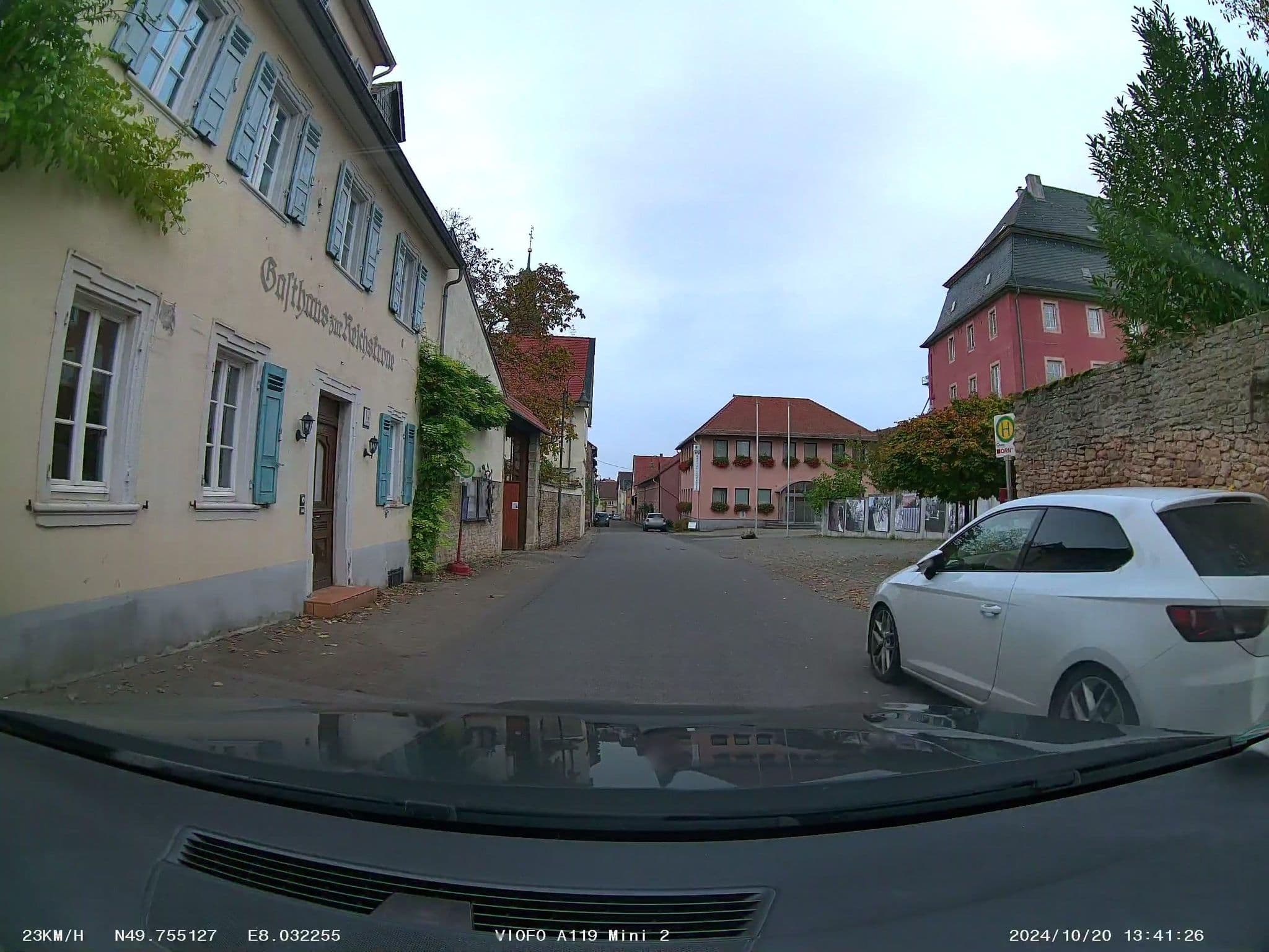 Street view near Landhotel Reichskrone, Erbes-Büdesheim — © soulcover (CC BY-SA · Mapillary)