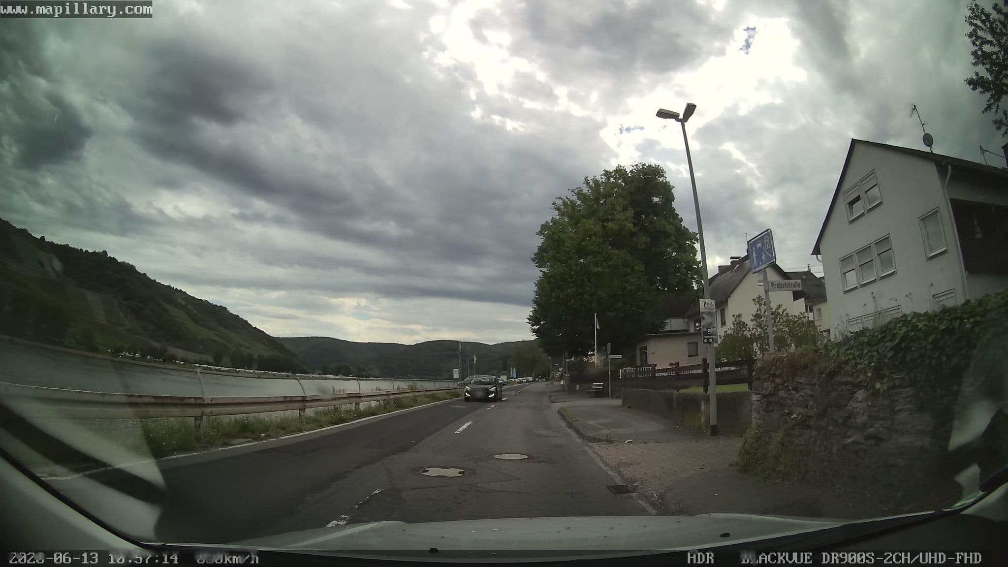 Street view near Hotelvermittlung Gudrun Volk GmbH, Osterspai — © mapcreator (CC BY-SA · Mapillary)