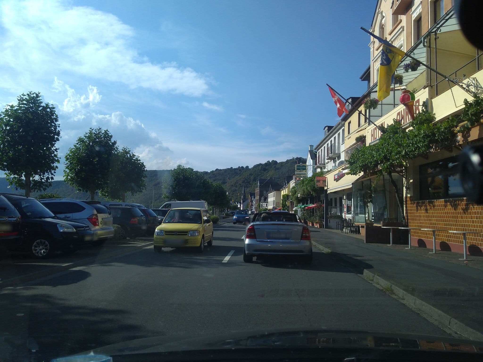 Street view near Anker Hotel-Restaurant, Kamp-Bornhofen — © clemdoc (CC BY-SA · Mapillary)