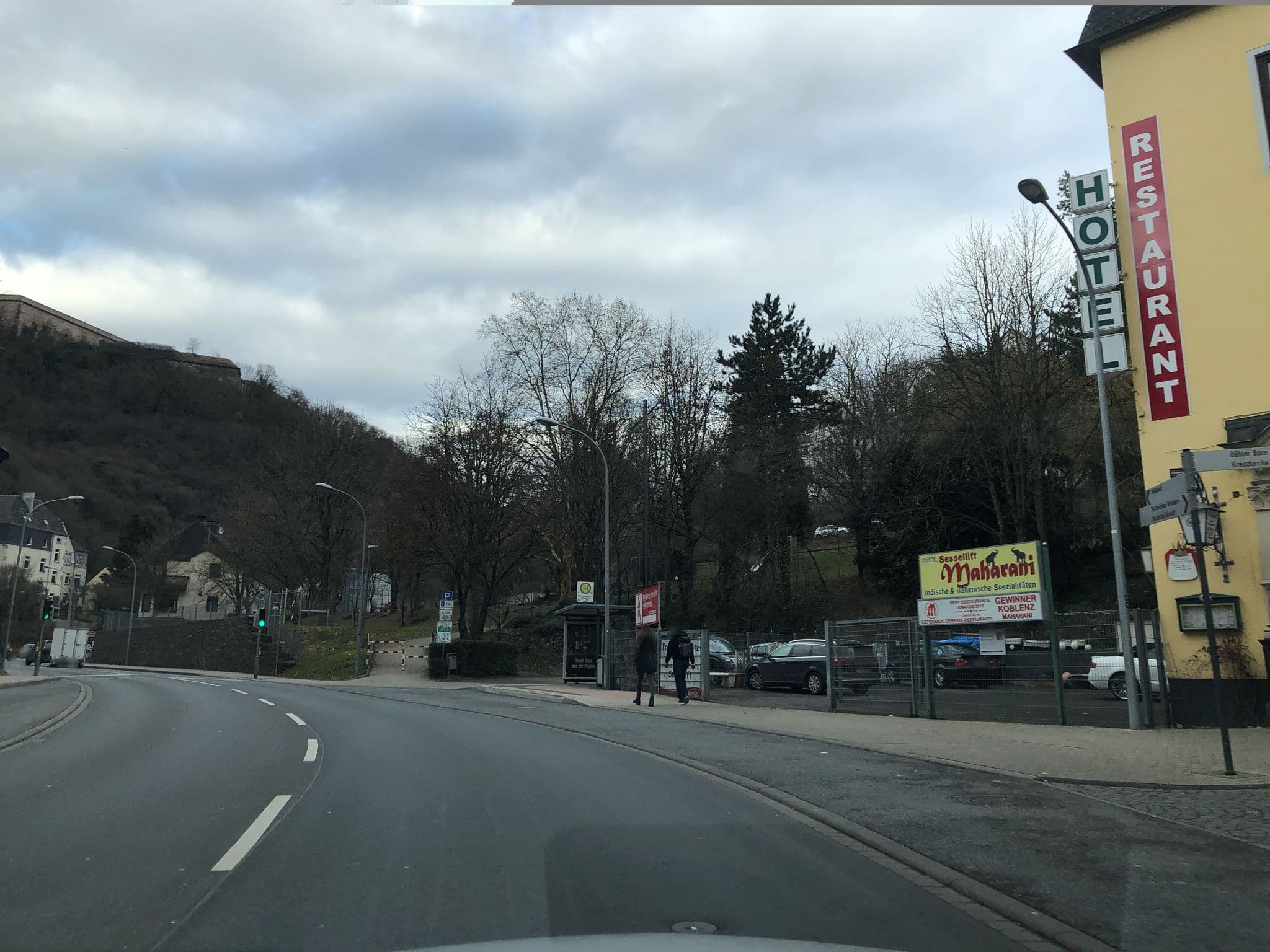 Street view near Hotel Sessellift - Maharni Restaurant, Koblenz — © chuck (CC BY-SA · Mapillary)