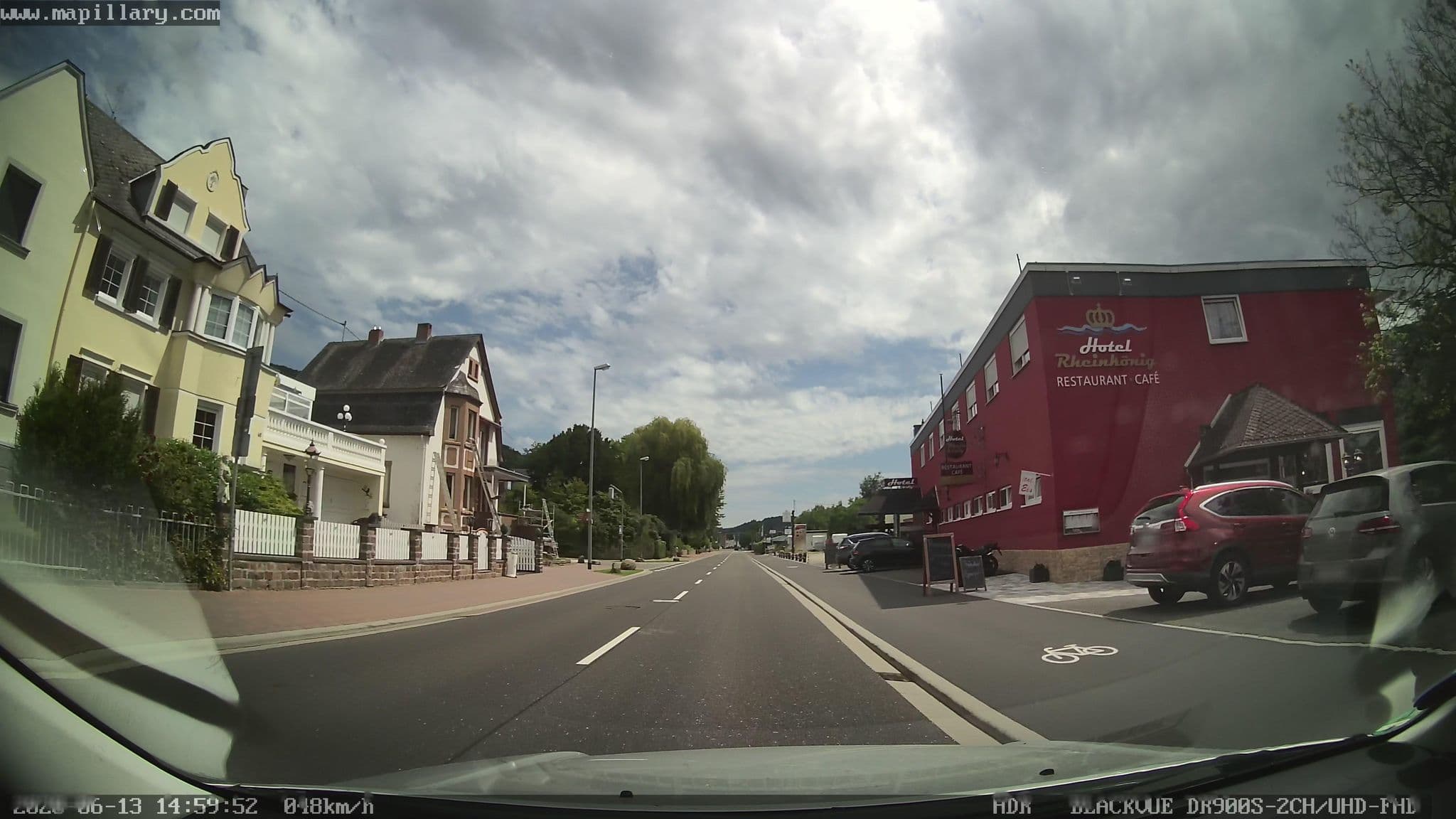 Street view near Hotel Rheinpavillon, Kamp-Bornhofen — © mapcreator (CC BY-SA · Mapillary)
