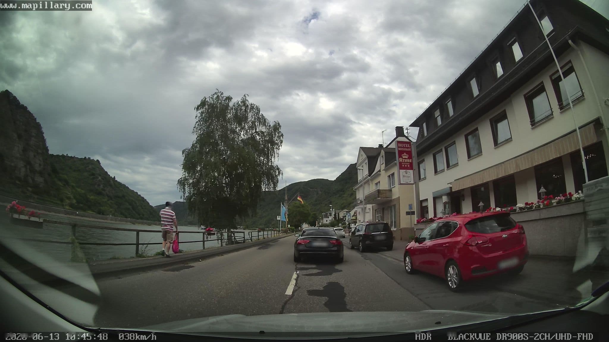 Street view near Frau Ingeborg Siebert, Kamp-Bornhofen — © mapcreator (CC BY-SA · Mapillary)