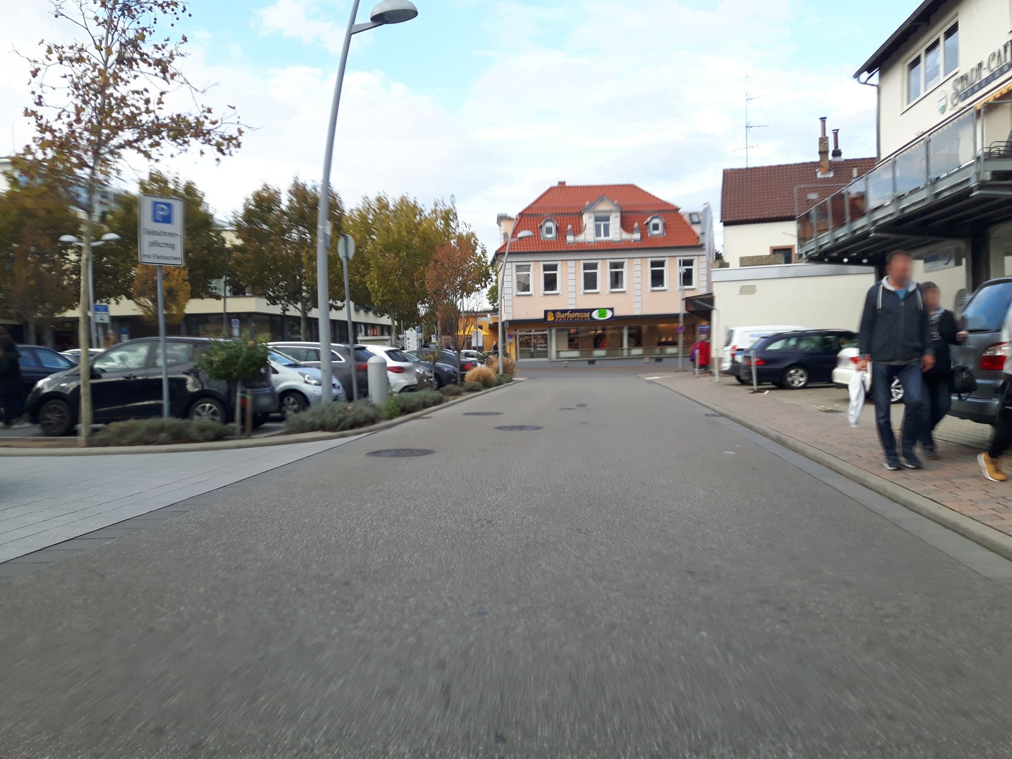 Street view near Stadtcafé Pension, Grünstadt — © changchun1 (CC BY-SA · Mapillary)