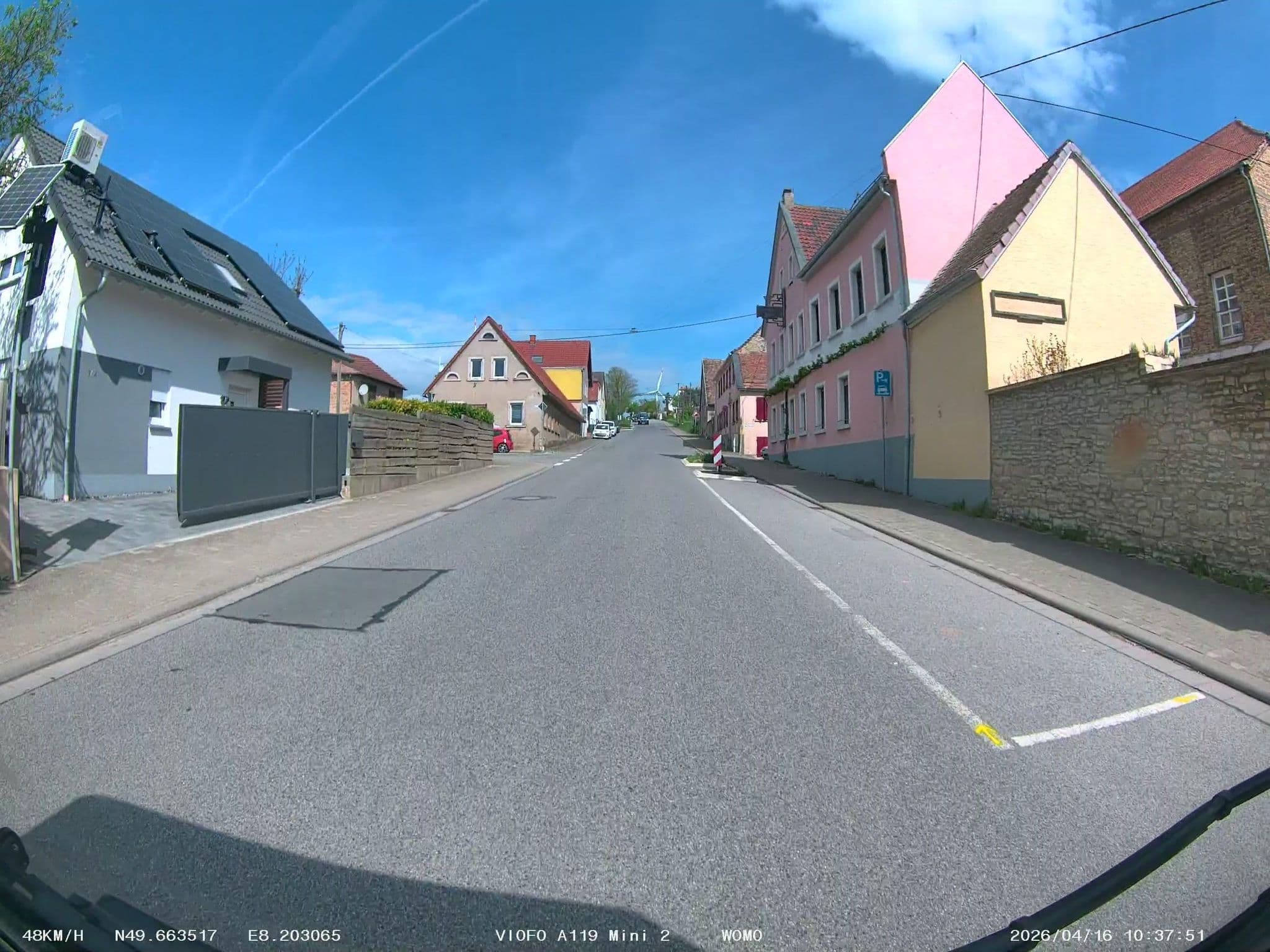 Street view near Gästehaus Jost, Gundersheim — © soulcover (CC BY-SA · Mapillary)