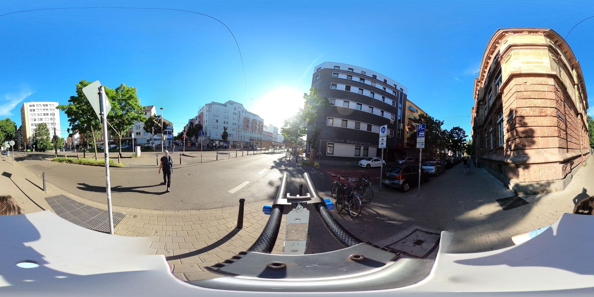 Street view near sevenDays Hotel Boarding House, Mannheim — © wegavision (CC BY-SA · Mapillary)