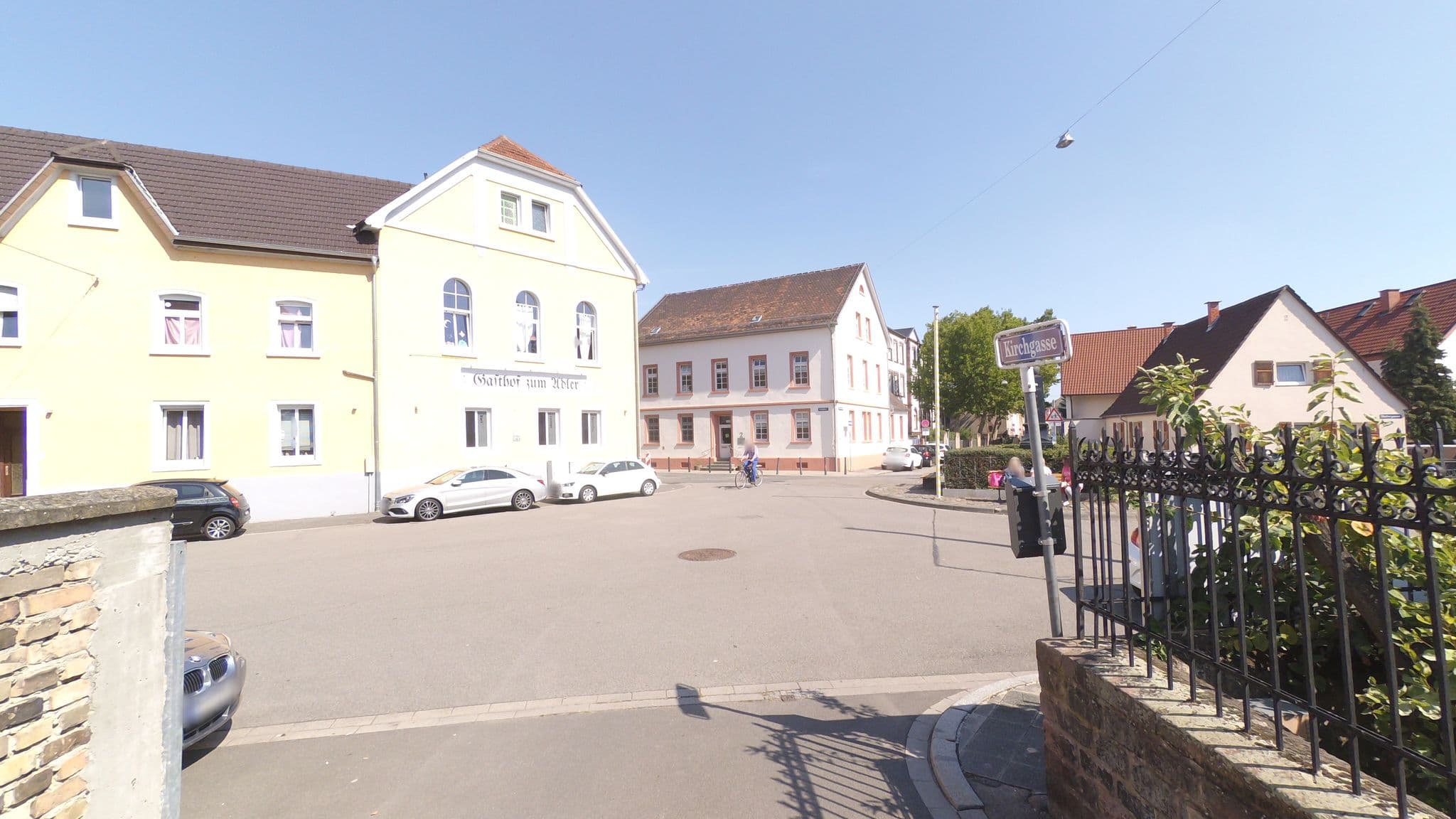 Street view near Boardinghouse Kraichgau Mannheim, Lampertheim — © wegavision (CC BY-SA · Mapillary)