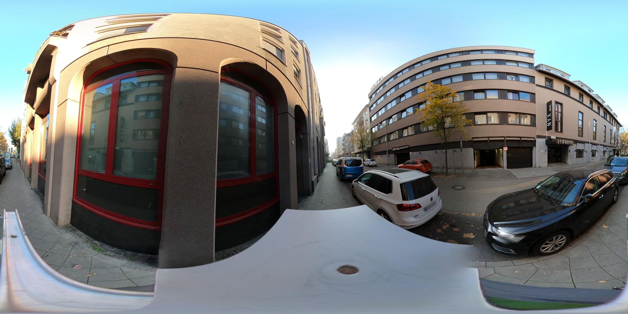 Street view near Hotel Wartburg, Mannheim — © wegavision (CC BY-SA · Mapillary)