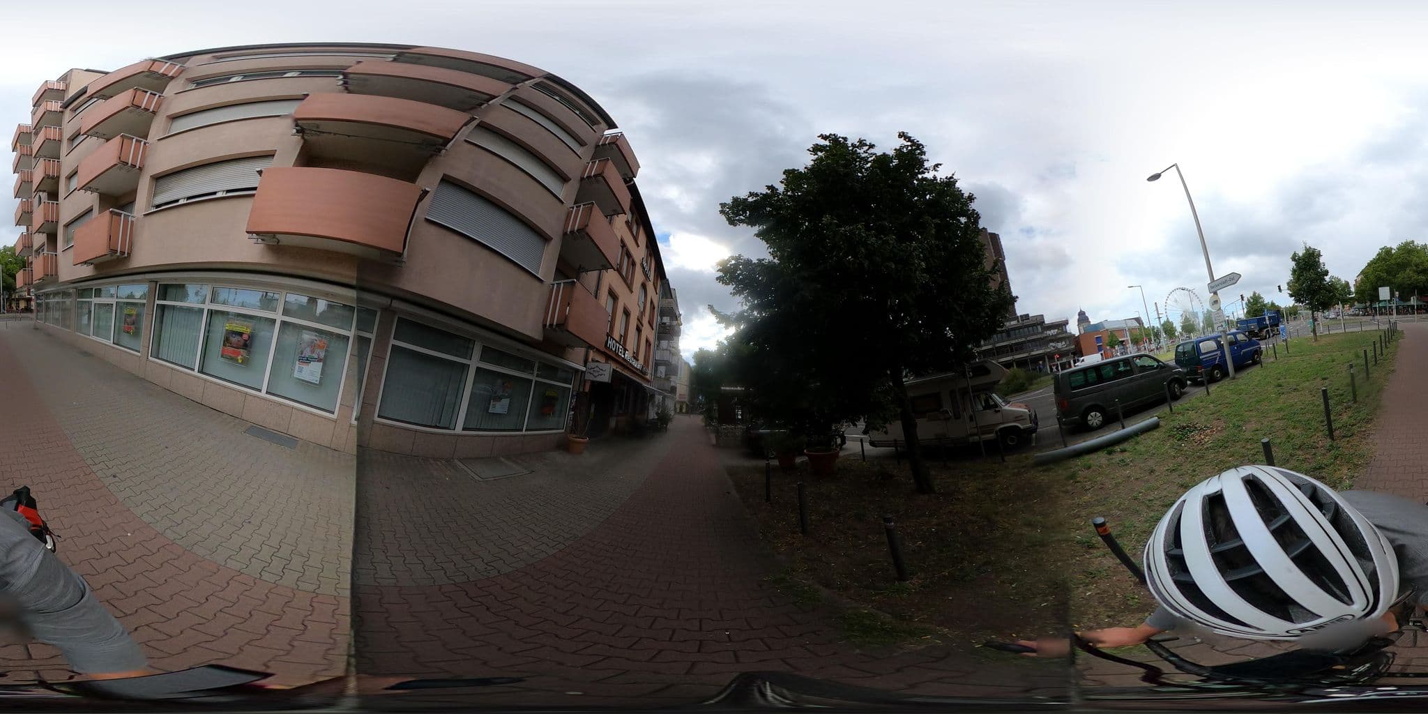 Street view near Hotel Budapest, Mannheim — © RadNETZ (CC BY-SA · Mapillary)