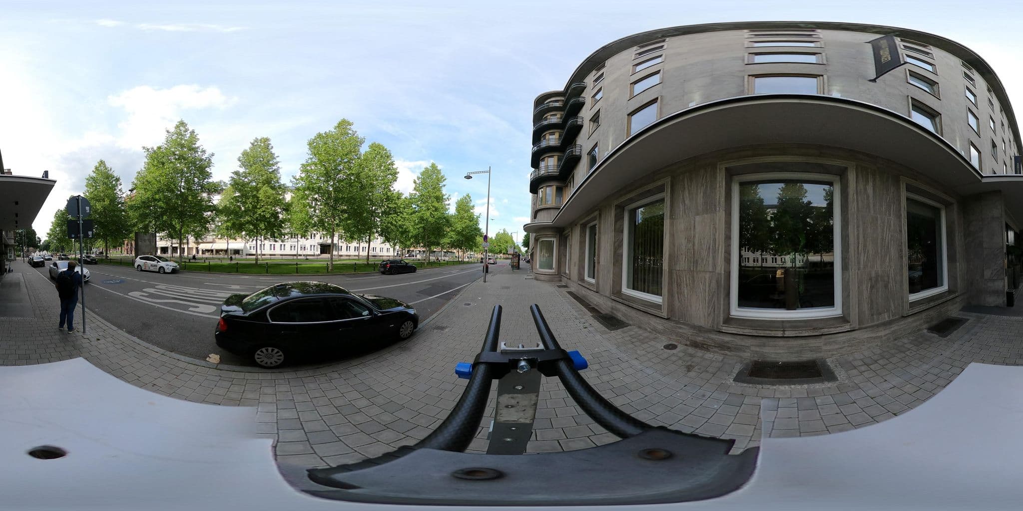 Street view near Leonardo Royal Hotel, Mannheim — © wegavision (CC BY-SA · Mapillary)