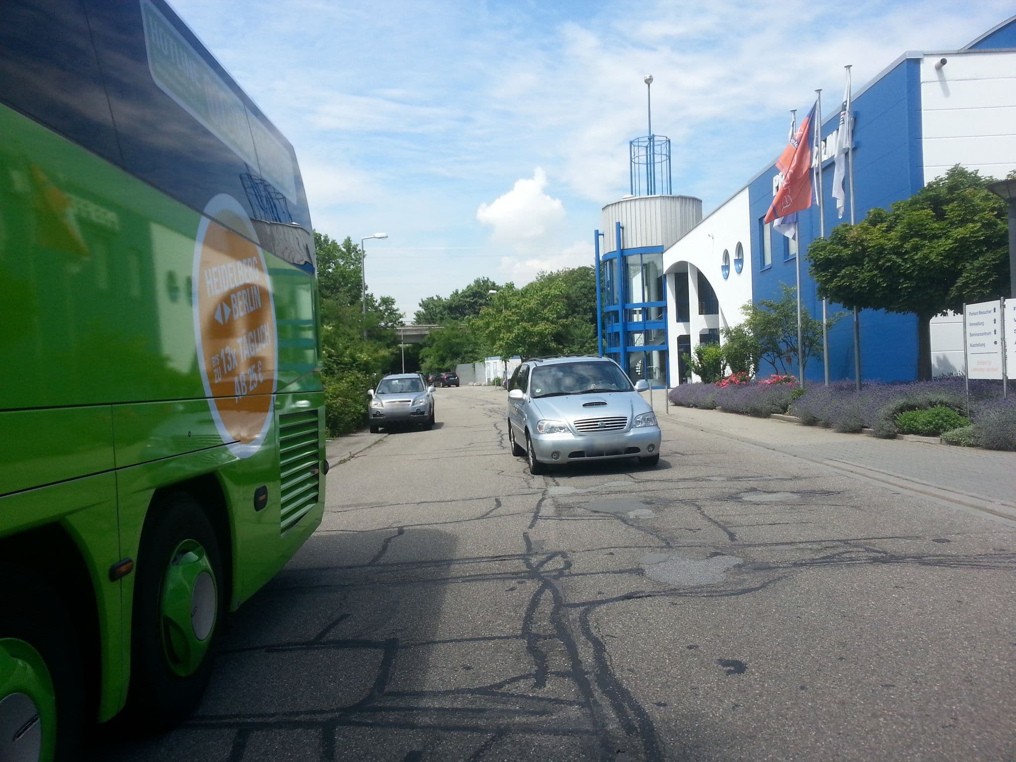 Street view near ibis budget Mannheim Friedrichsfeld, Edingen-Neckarhausen — © wegavision (CC BY-SA · Mapillary)